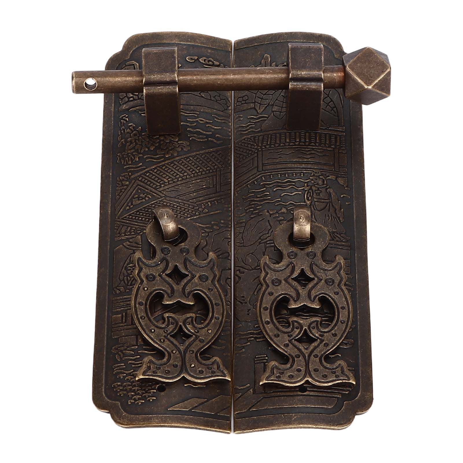 Antique Drawer Pendant Pulls Beautifully Engraved High Hardness Brass Book view 10