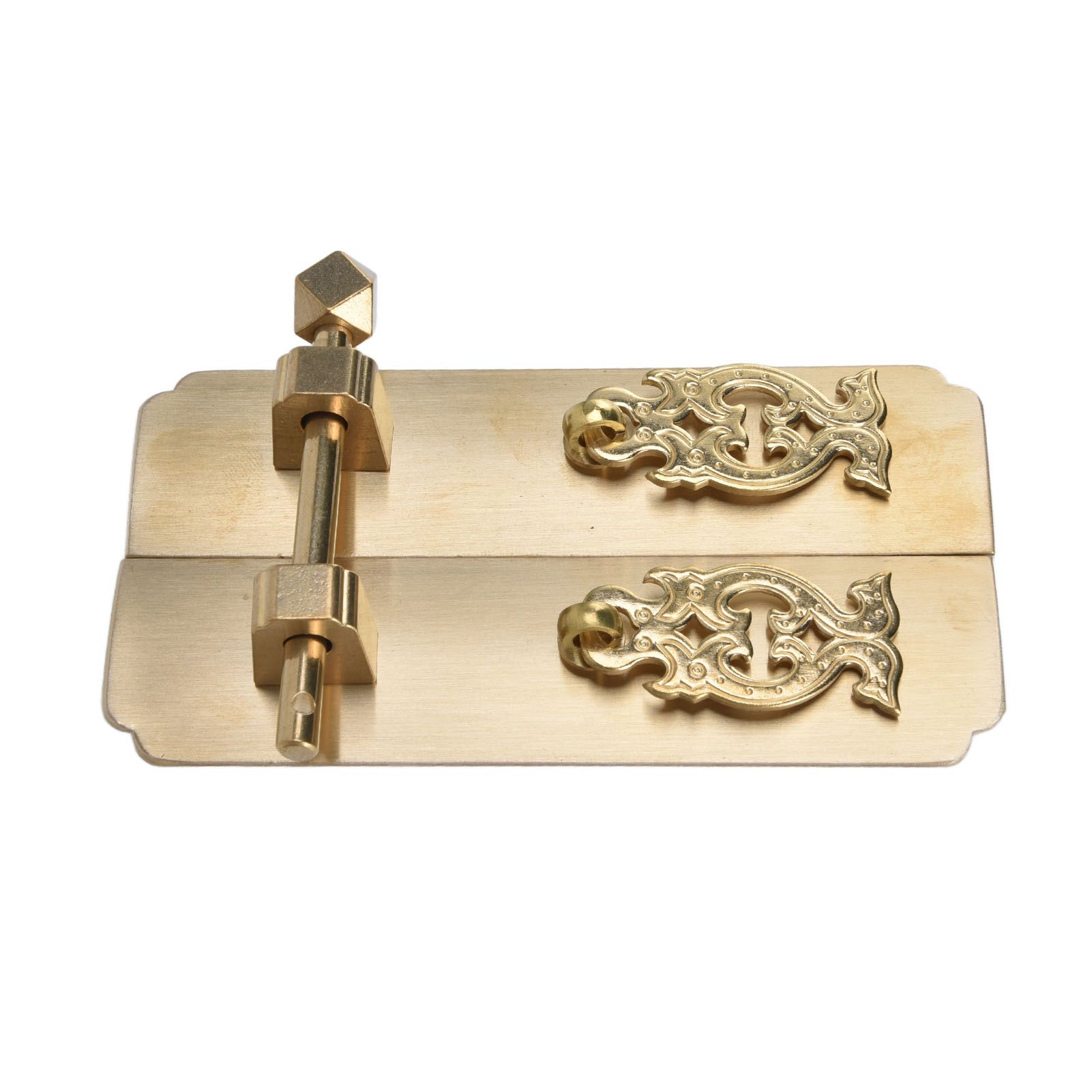 Chinese Antique Brass Handle Retro Exquisite Easy Installation Oriental view 8
