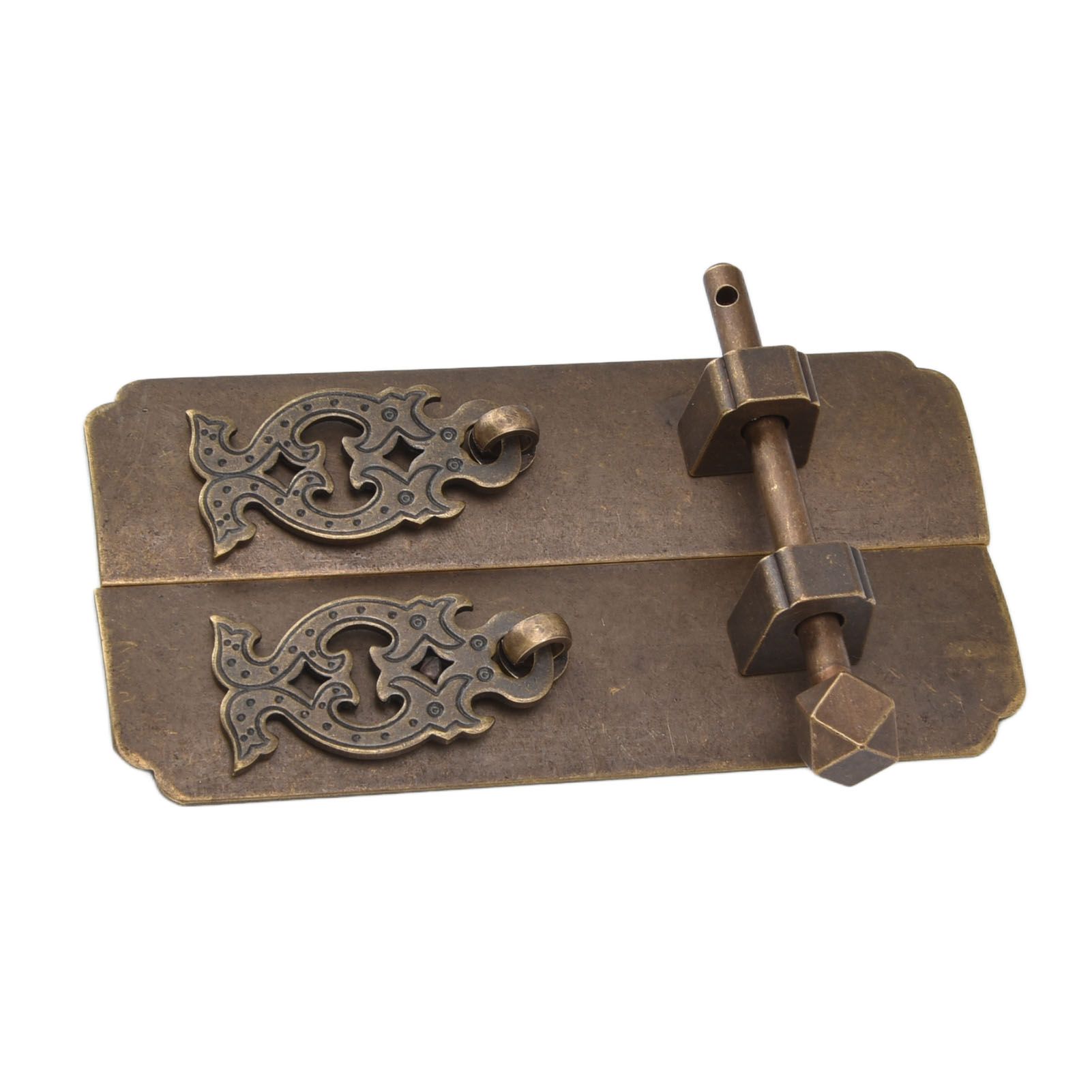Chinese Antique Brass Handle Retro Exquisite Easy Installation Oriental view 9