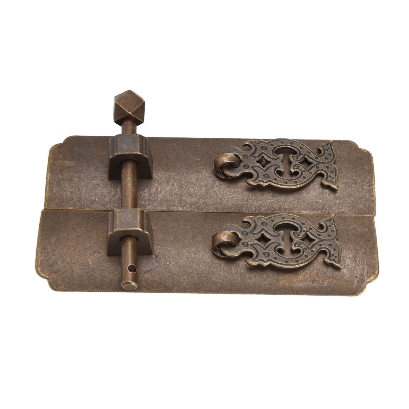 Chinese Antique Brass Handle Retro Exquisite Easy Installation Oriental view 10