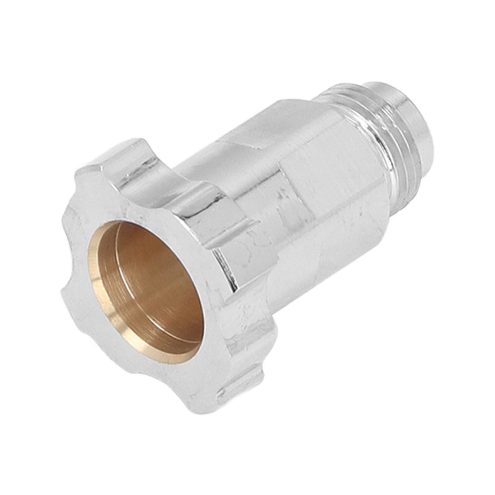 Spray Cup Connector Stainless Steel Disposable Pot Connector Airbrush Adapter view 2