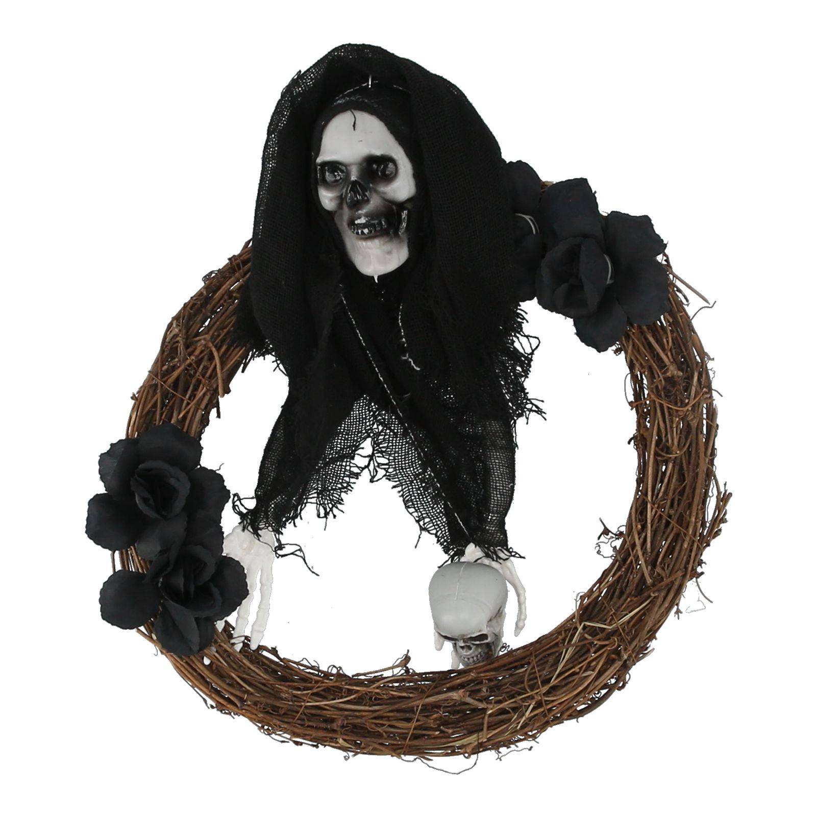 Halloween Ghosts Wreath Front Door Hanging Wreath Ghosts House Decoration view 5