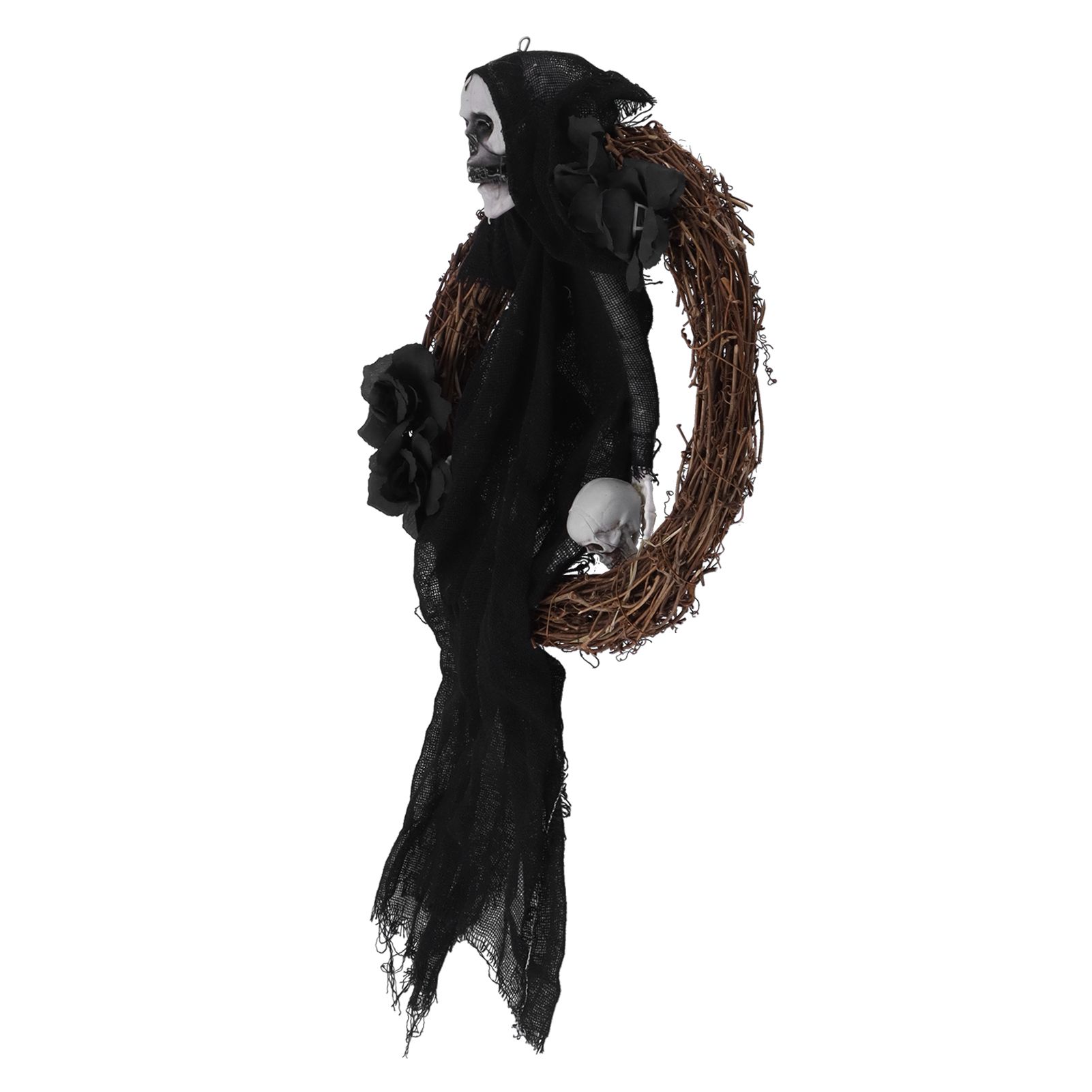 Halloween Ghosts Wreath Front Door Hanging Wreath Ghosts House Decoration view 8