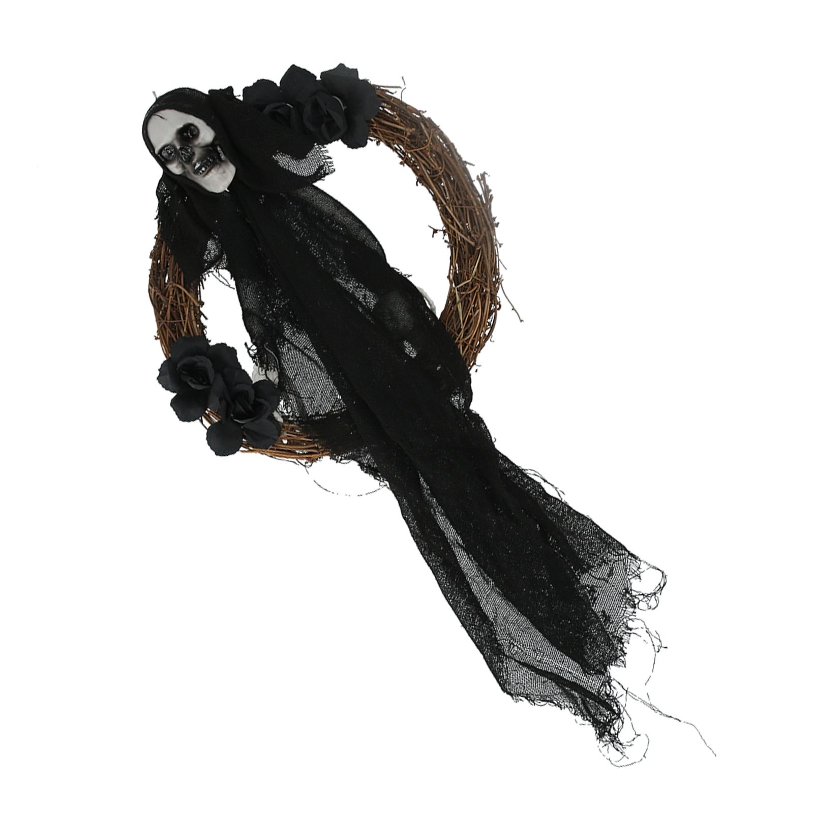 Halloween Ghosts Wreath Front Door Hanging Wreath Ghosts House Decoration view 10