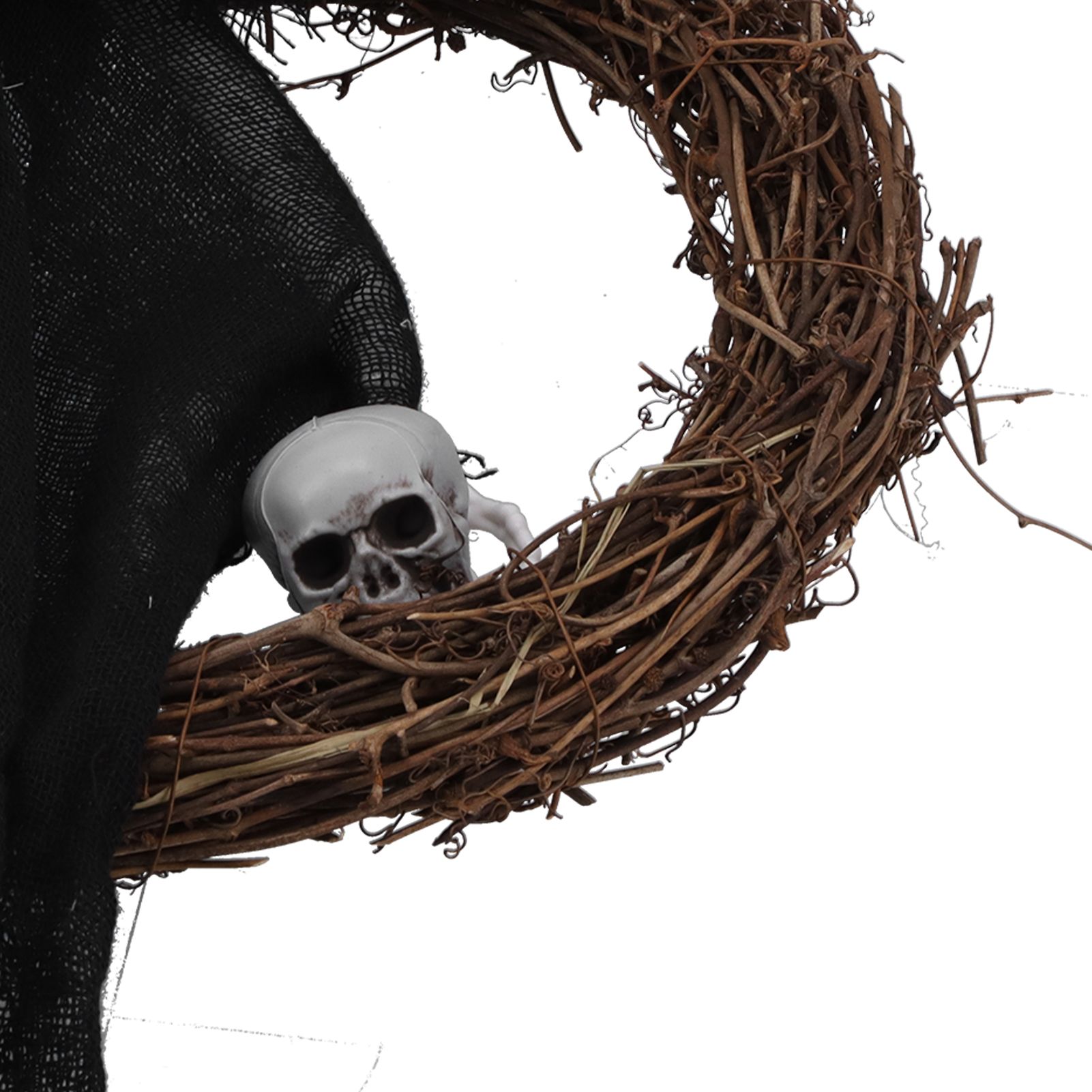 Halloween Ghosts Wreath Front Door Hanging Wreath Ghosts House Decoration view 13