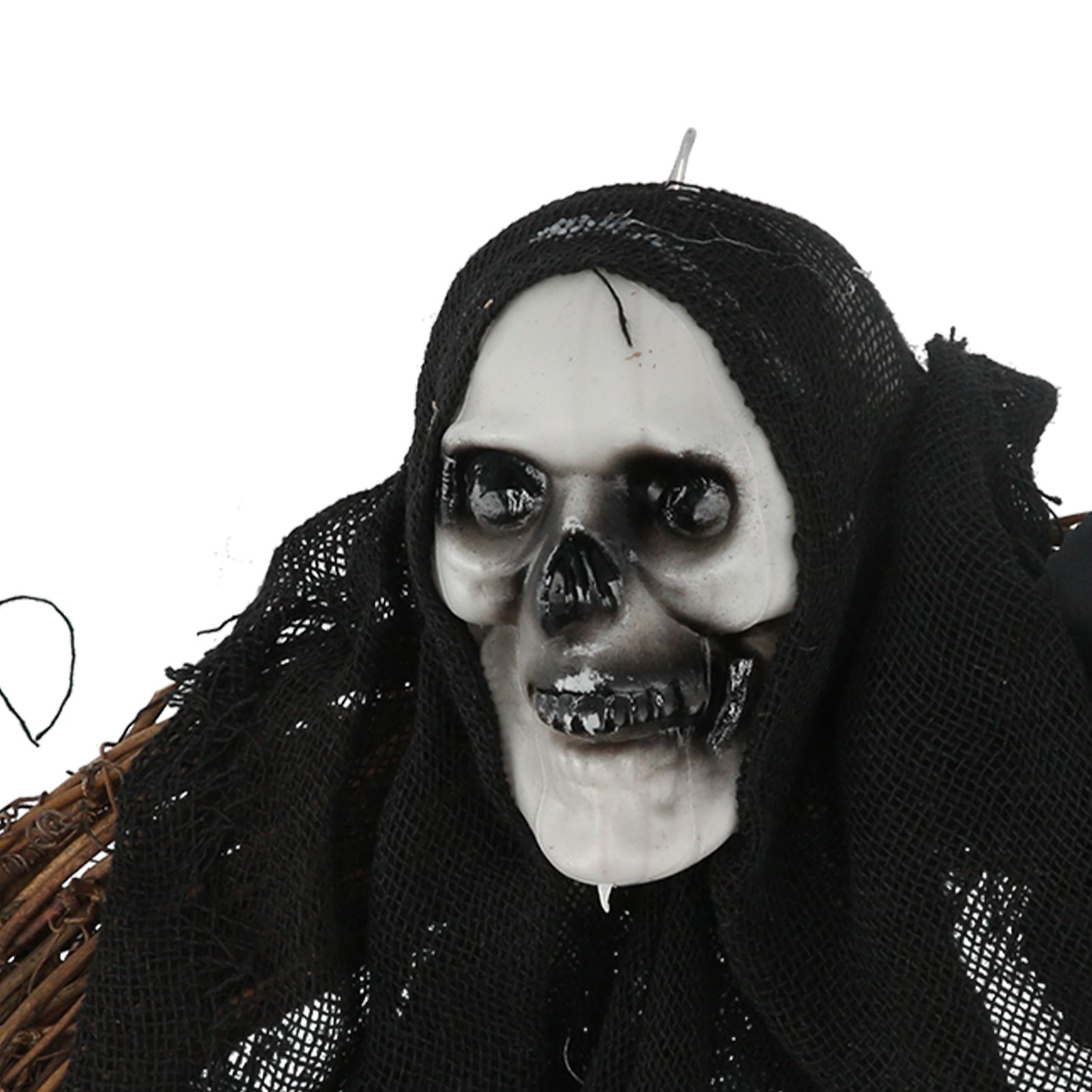 Halloween Ghosts Wreath Front Door Hanging Wreath Ghosts House Decoration view 14