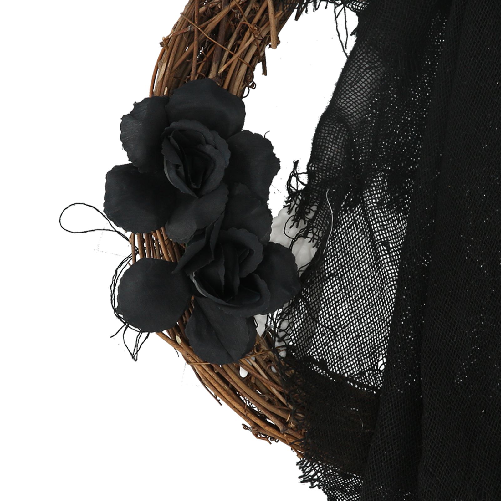 Halloween Ghosts Wreath Front Door Hanging Wreath Ghosts House Decoration view 15
