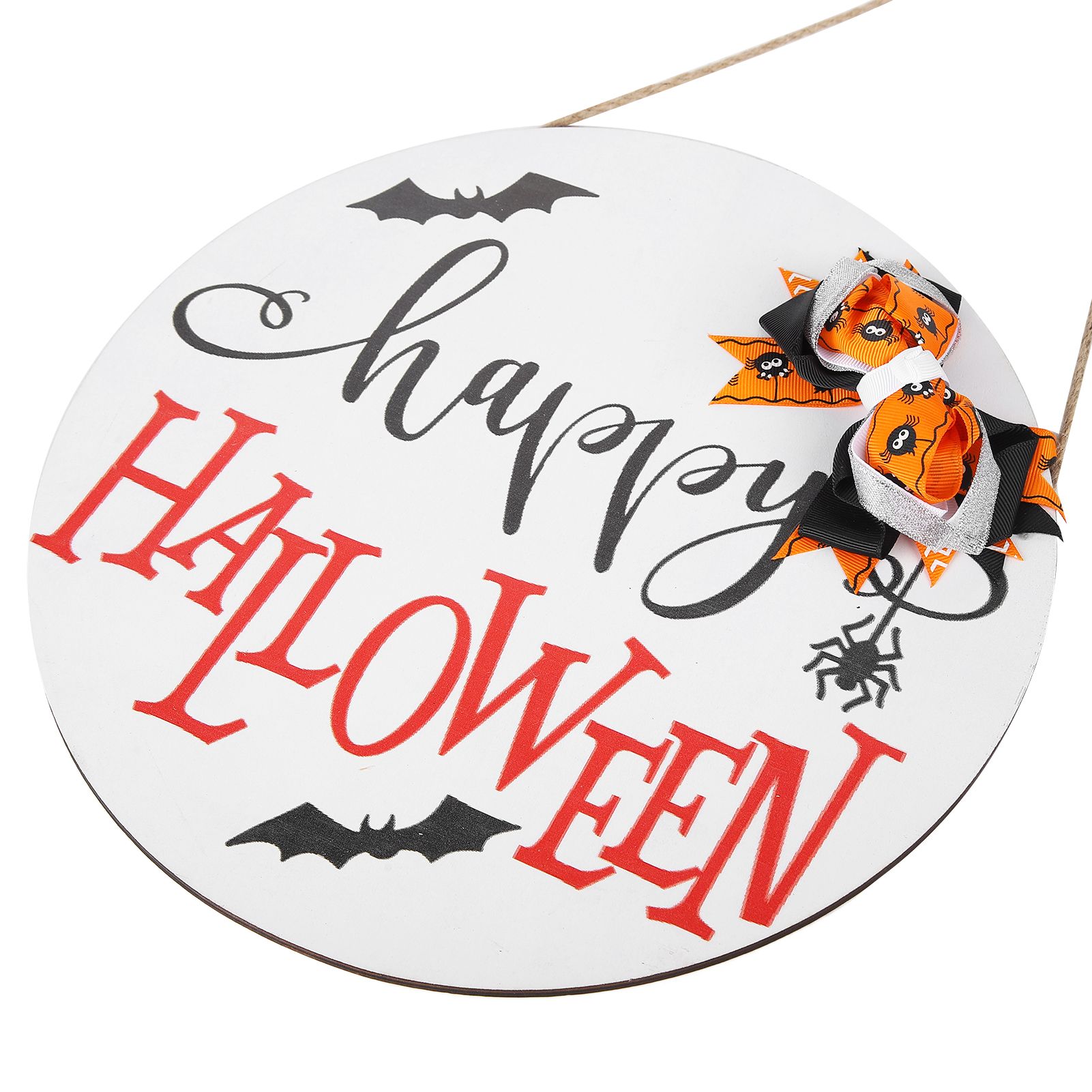 Door Sign Wooden Hanging Halloween Ornament Sign for for Outdoor Indoor Garden view 2