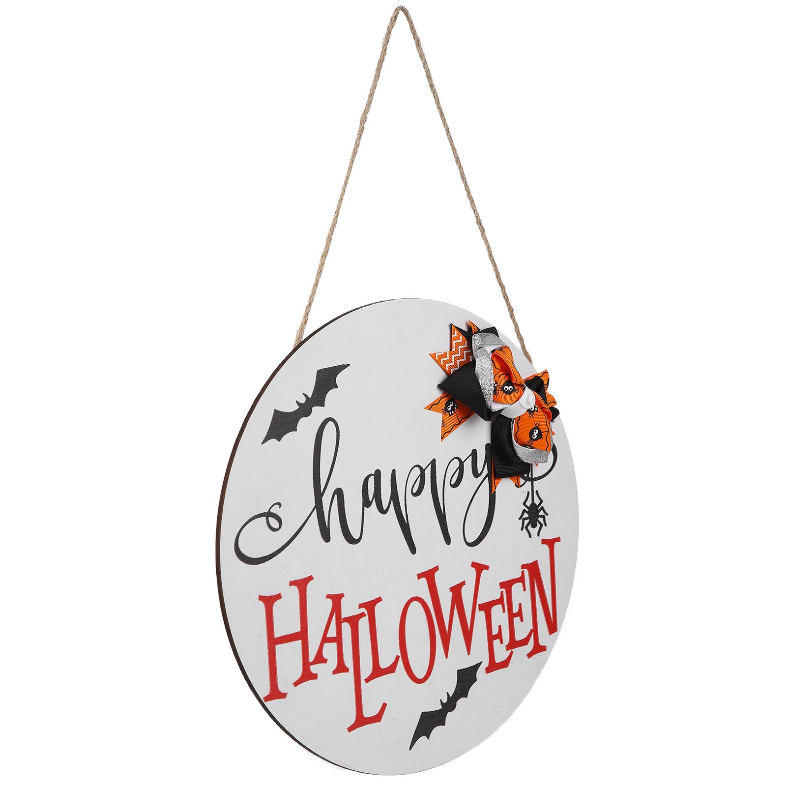Door Sign Wooden Hanging Halloween Ornament Sign for for Outdoor Indoor Garden view 4