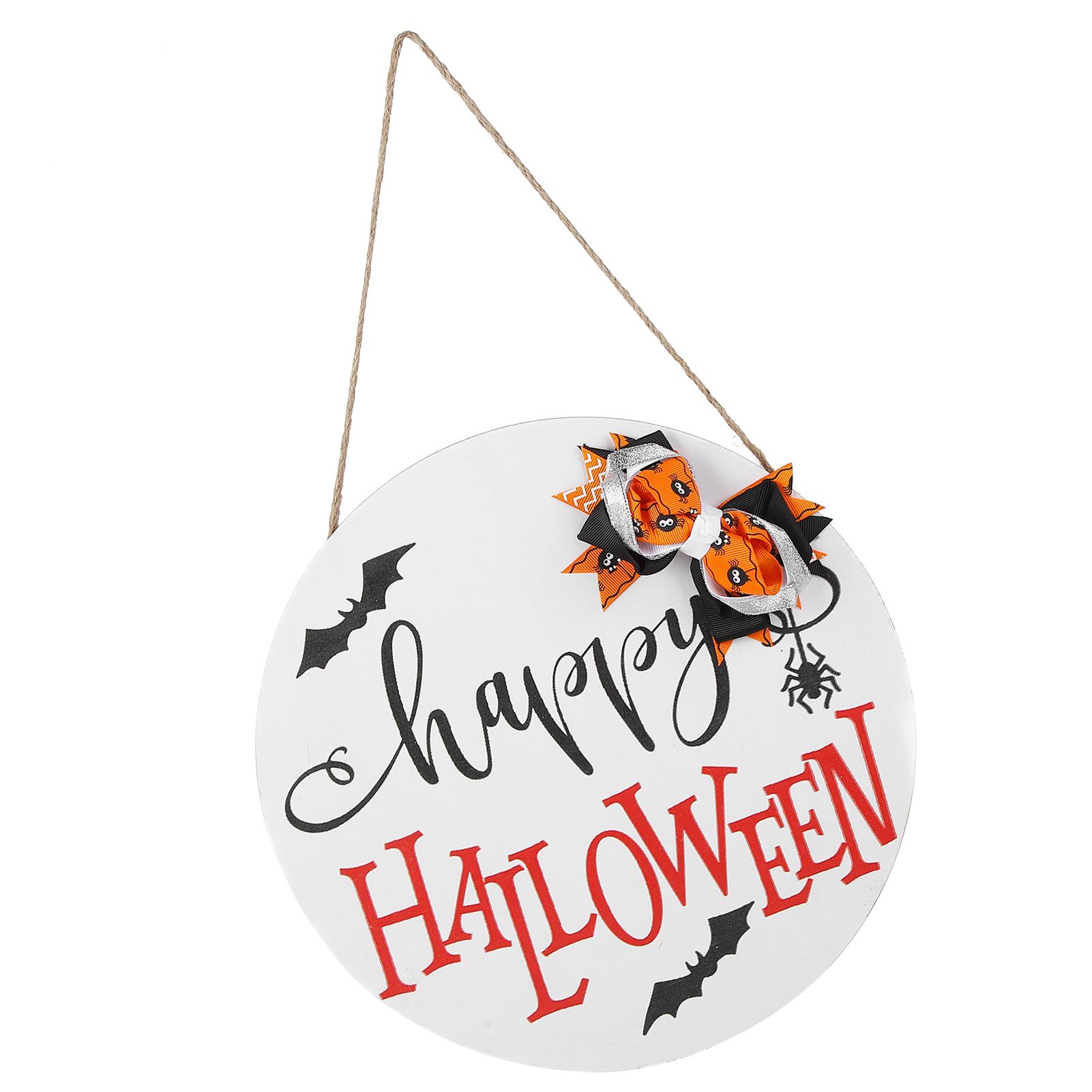 Door Sign Wooden Hanging Halloween Ornament Sign for for Outdoor Indoor Garden view 5