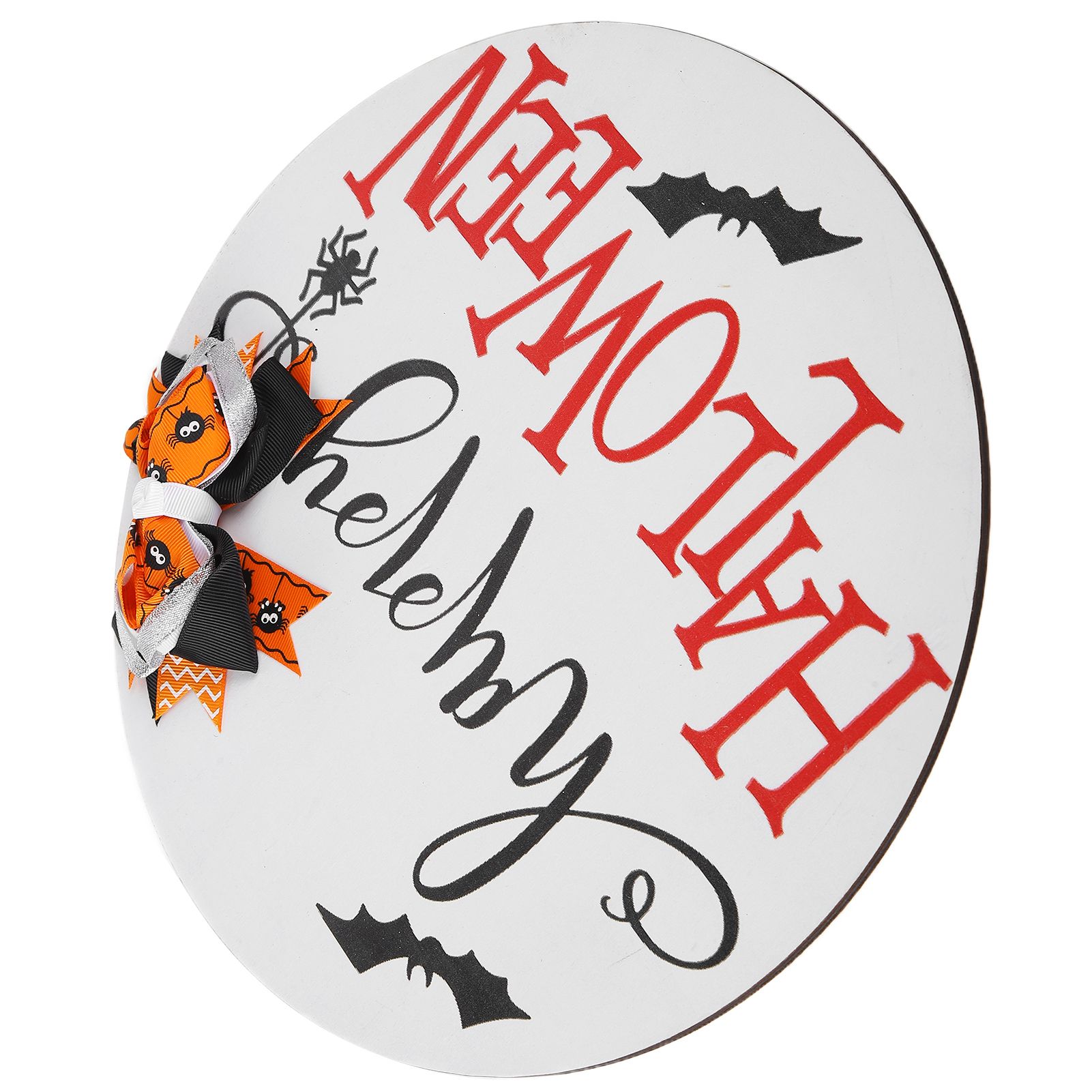 Door Sign Wooden Hanging Halloween Ornament Sign for for Outdoor Indoor Garden view 7