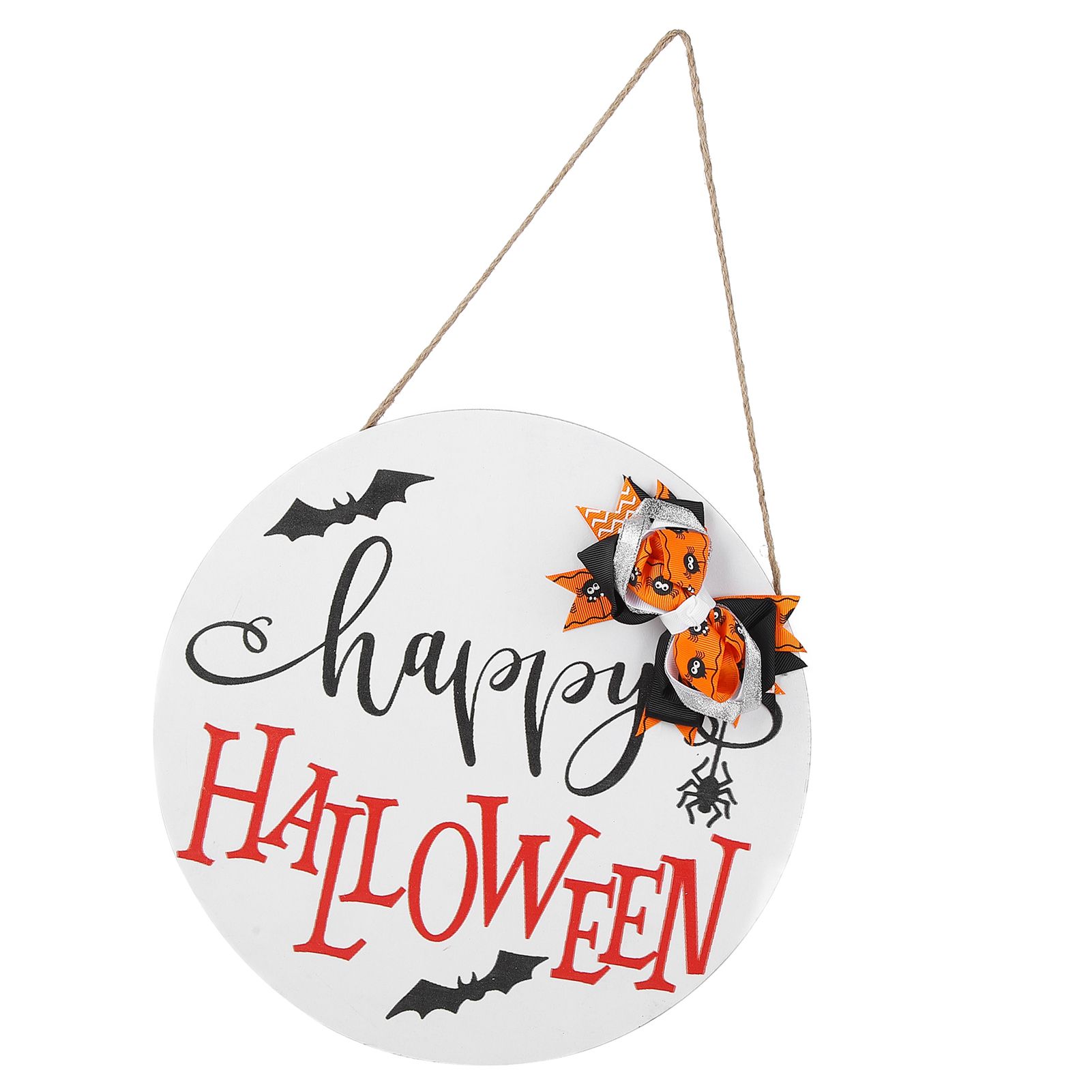 Door Sign Wooden Hanging Halloween Ornament Sign for for Outdoor Indoor Garden view 9