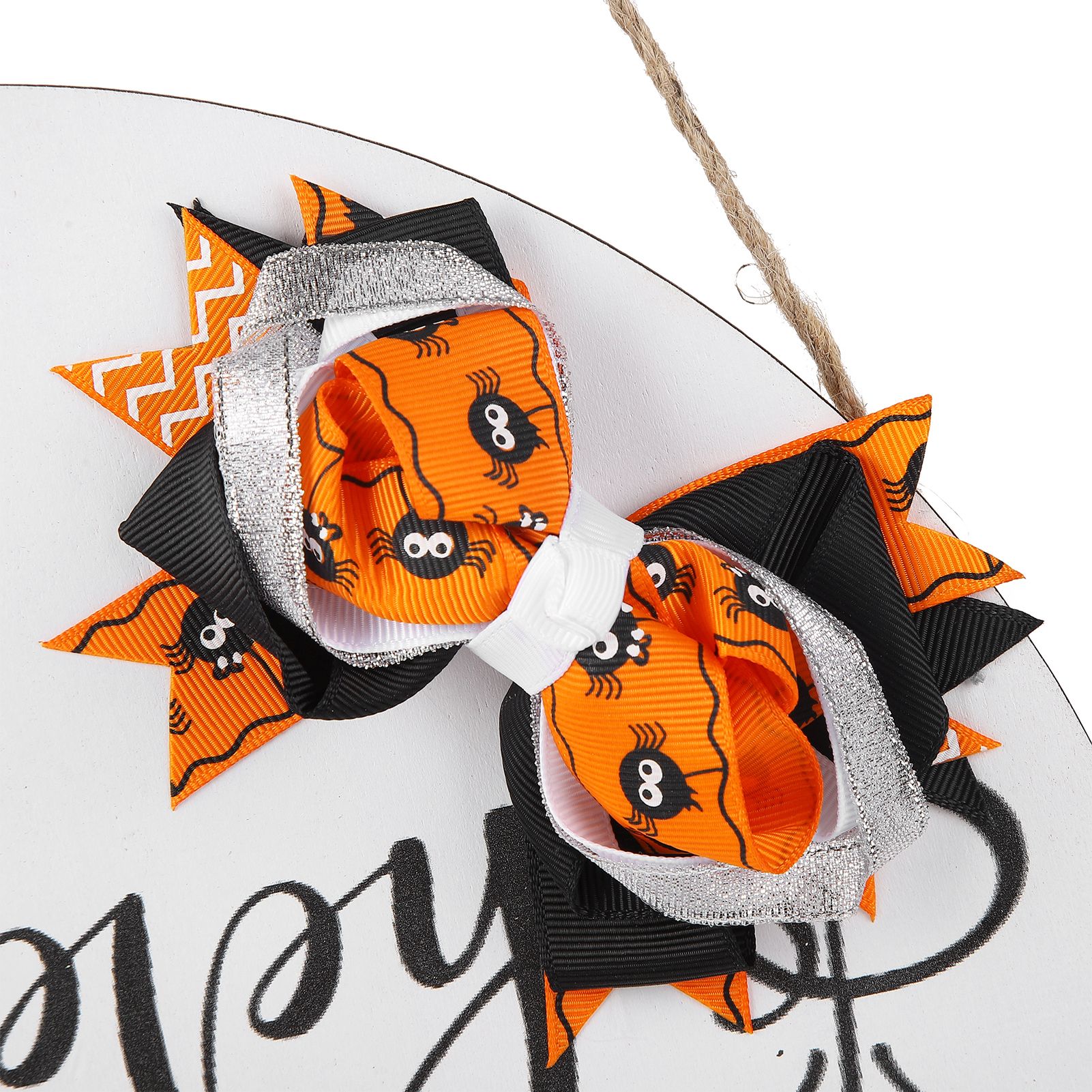 Door Sign Wooden Hanging Halloween Ornament Sign for for Outdoor Indoor Garden view 13