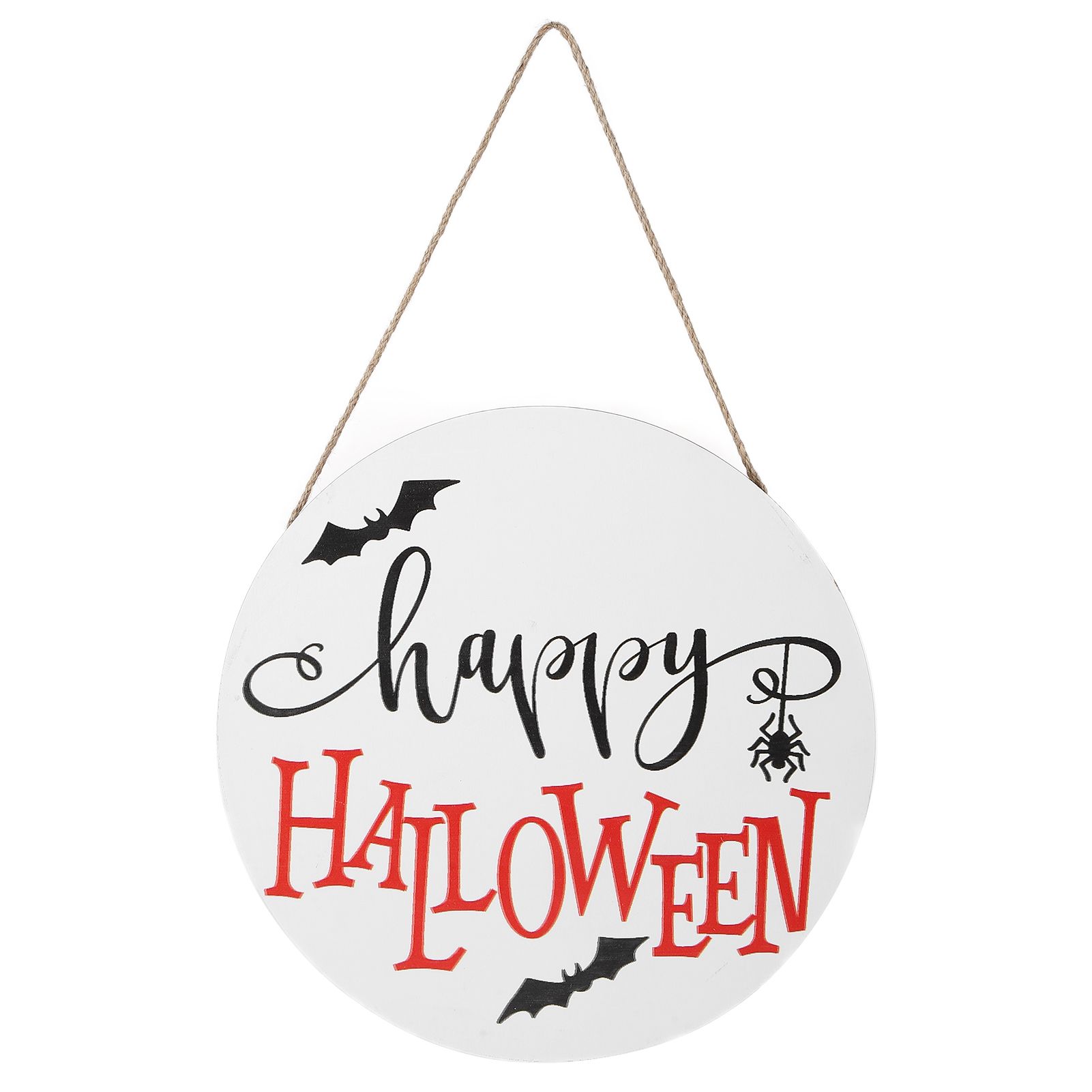 Door Sign Wooden Hanging Halloween Ornament Sign for for Outdoor Indoor Garden — image 1