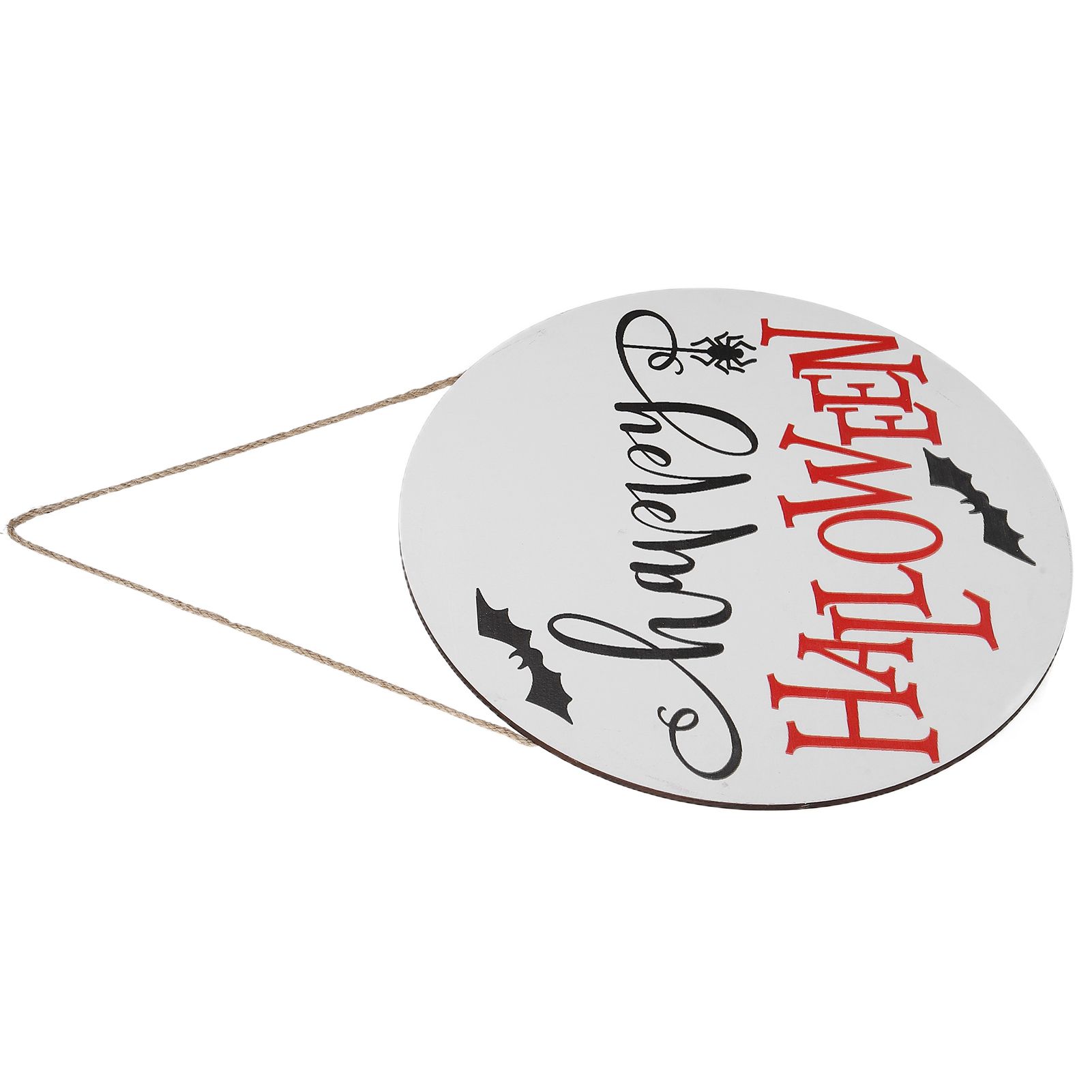 Door Sign Wooden Hanging Halloween Ornament Sign for for Outdoor Indoor Garden view 8