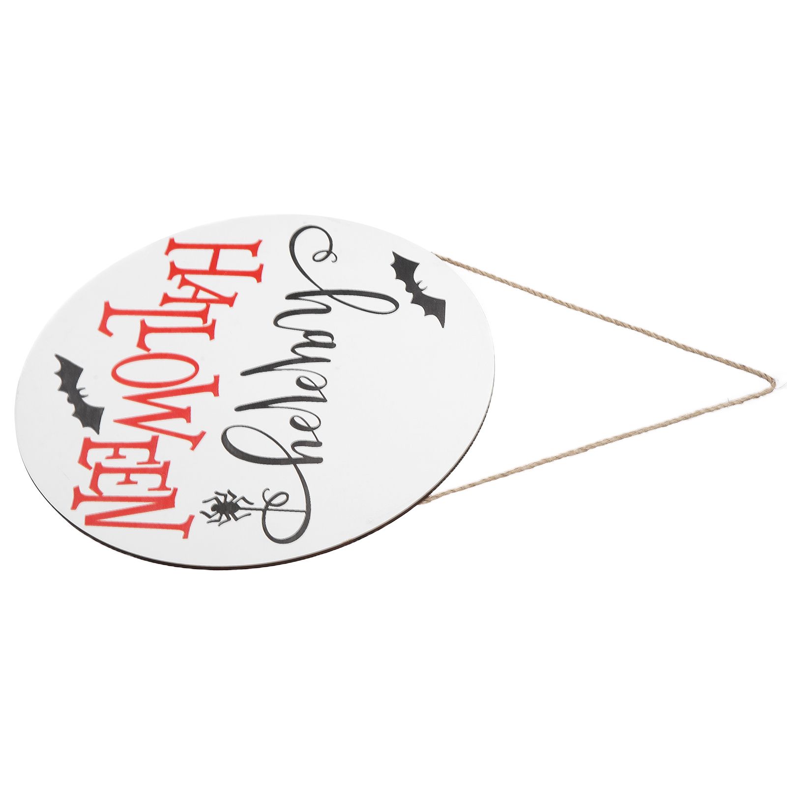 Door Sign Wooden Hanging Halloween Ornament Sign for for Outdoor Indoor Garden view 9
