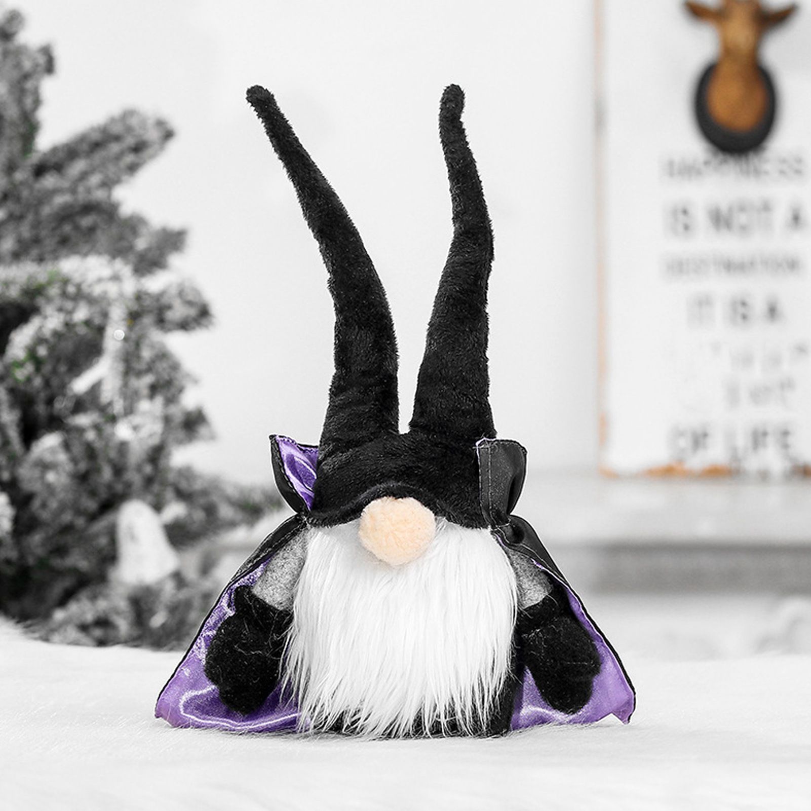 Halloween Gnomes Doll Flannel Faceless Window Decoration Doll for Home view 11