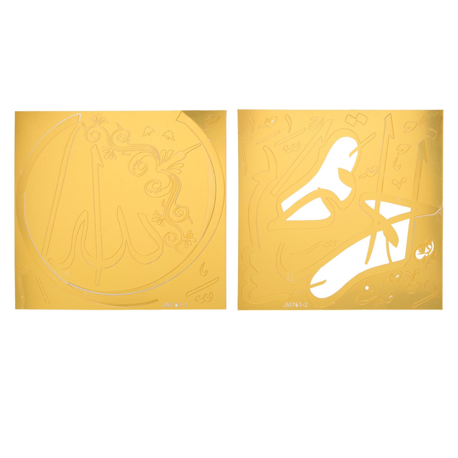 Acrylic Mirror Stickers Art Word Culture Background Self Adhesive Mirror Decal view 5