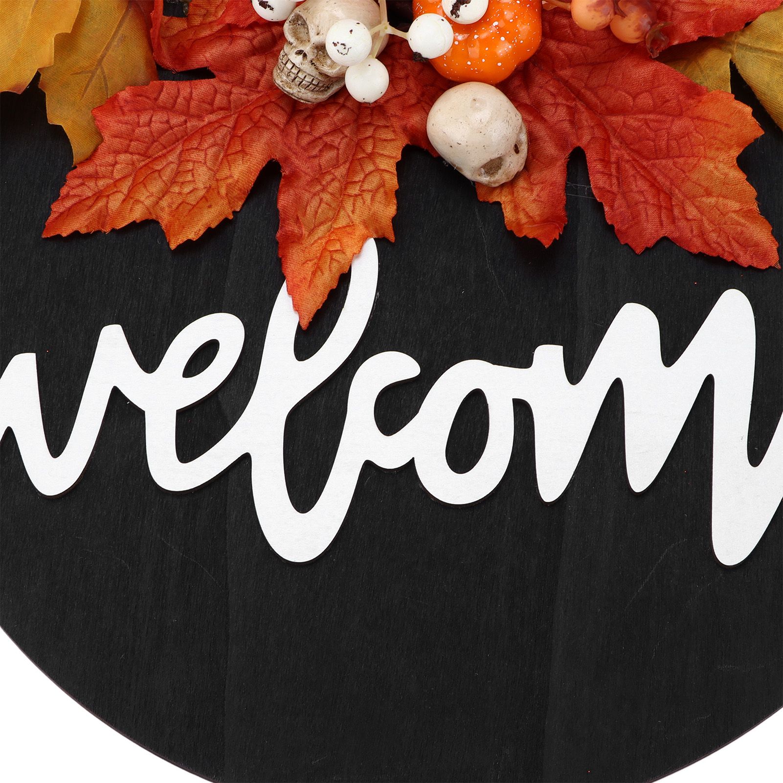 Round Wood Door Sign Farmhouse Front Door Hanging Welcome Sign Decors for view 13