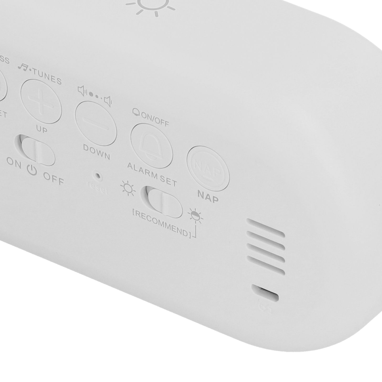 Night Light Alarm Clock LED Digital Display Music Alarm Clock Perpetual view 14