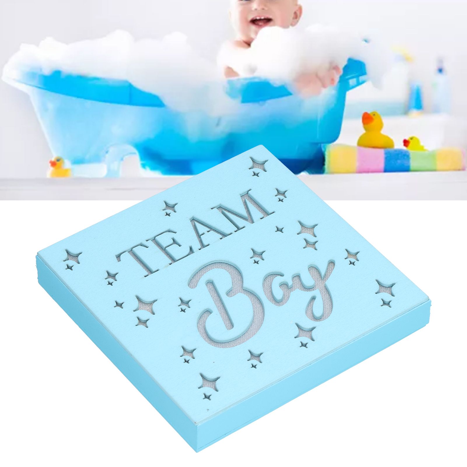 Baby Hundred Days Party Decorations Bright Color Wooden LED Light Ornament for view 12