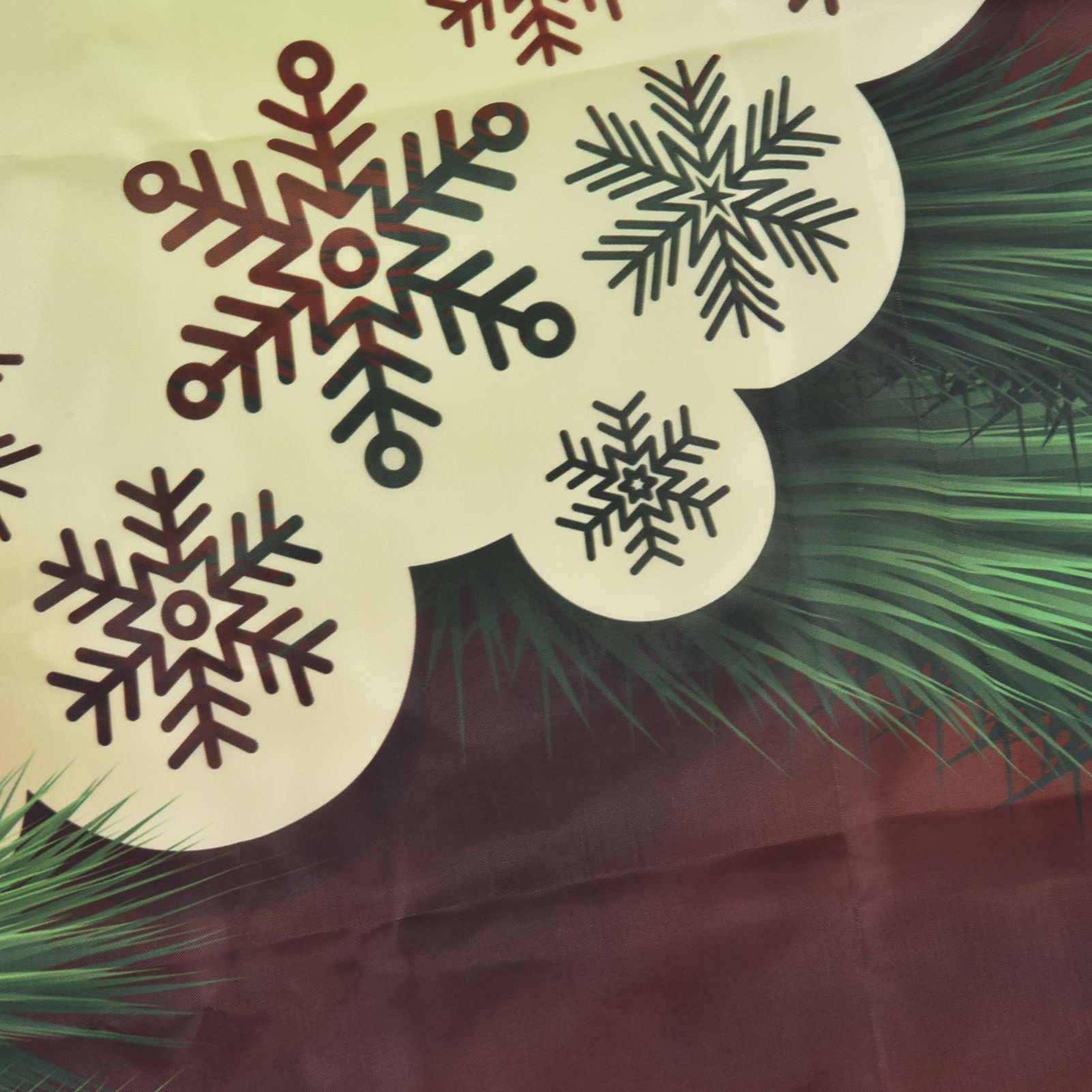 Christmas Curtain Polyester Fiber 3D Digital Printing Merry Christmas Custome view 14