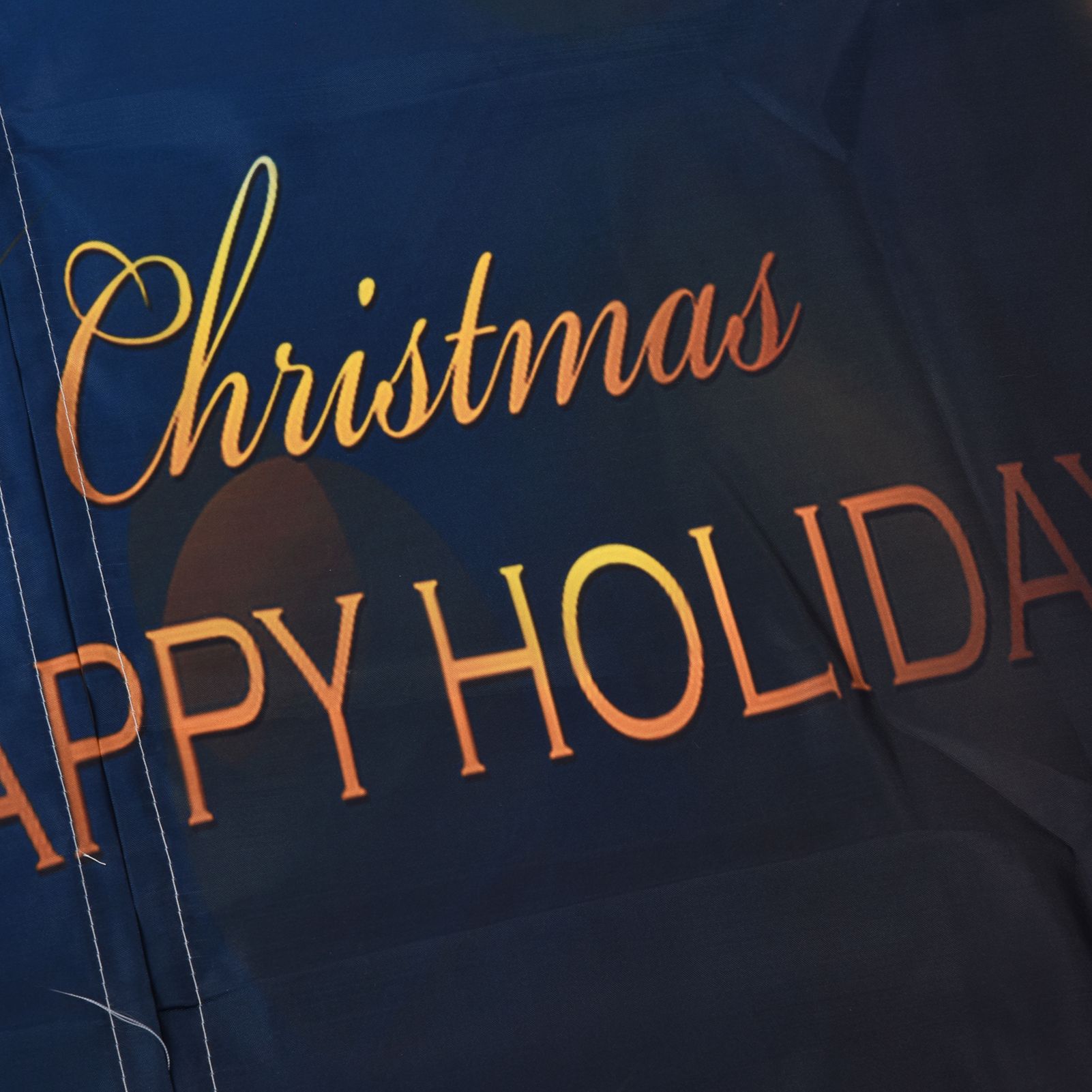 Christmas Curtain 3D Digital Printing Merry Christmas Outdoor Curtain for view 14