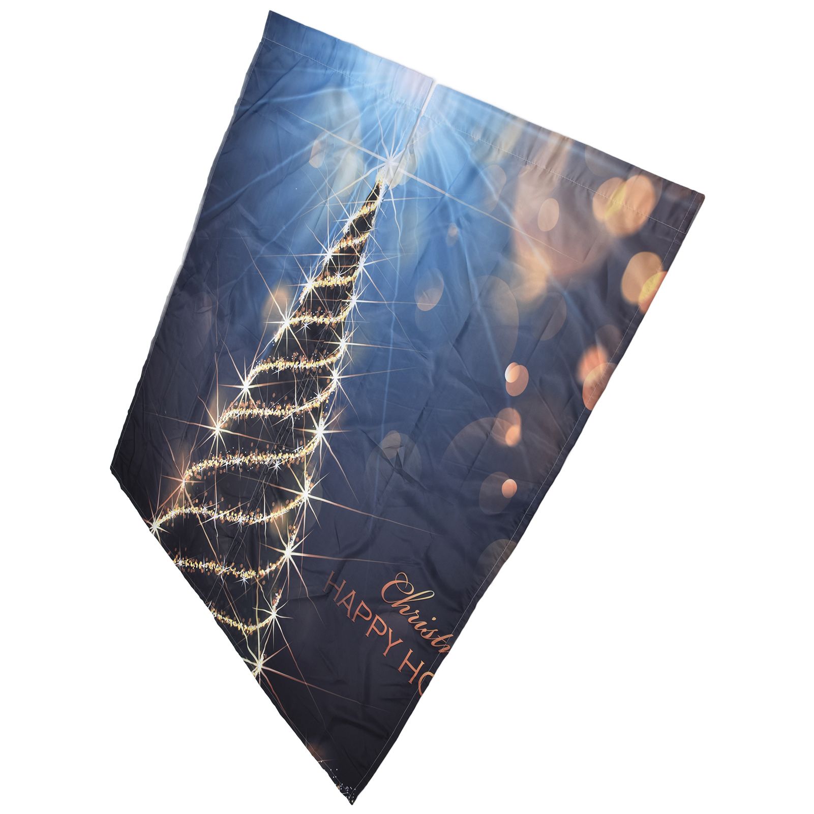 Christmas Curtain 3D Digital Printing Merry Christmas Outdoor Curtain for view 8