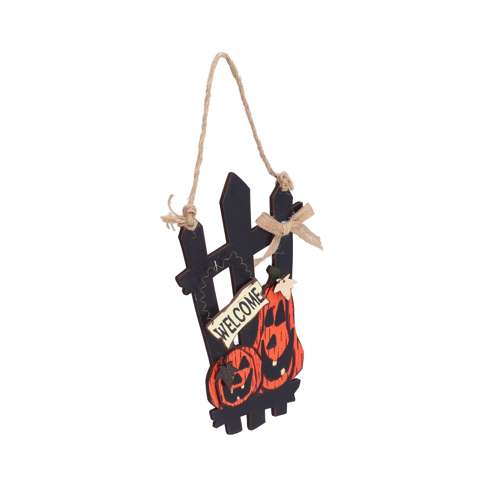 Ghost Festival Welcome Sign Wooden Lightweight Convenient Welcome Pendants for view 3