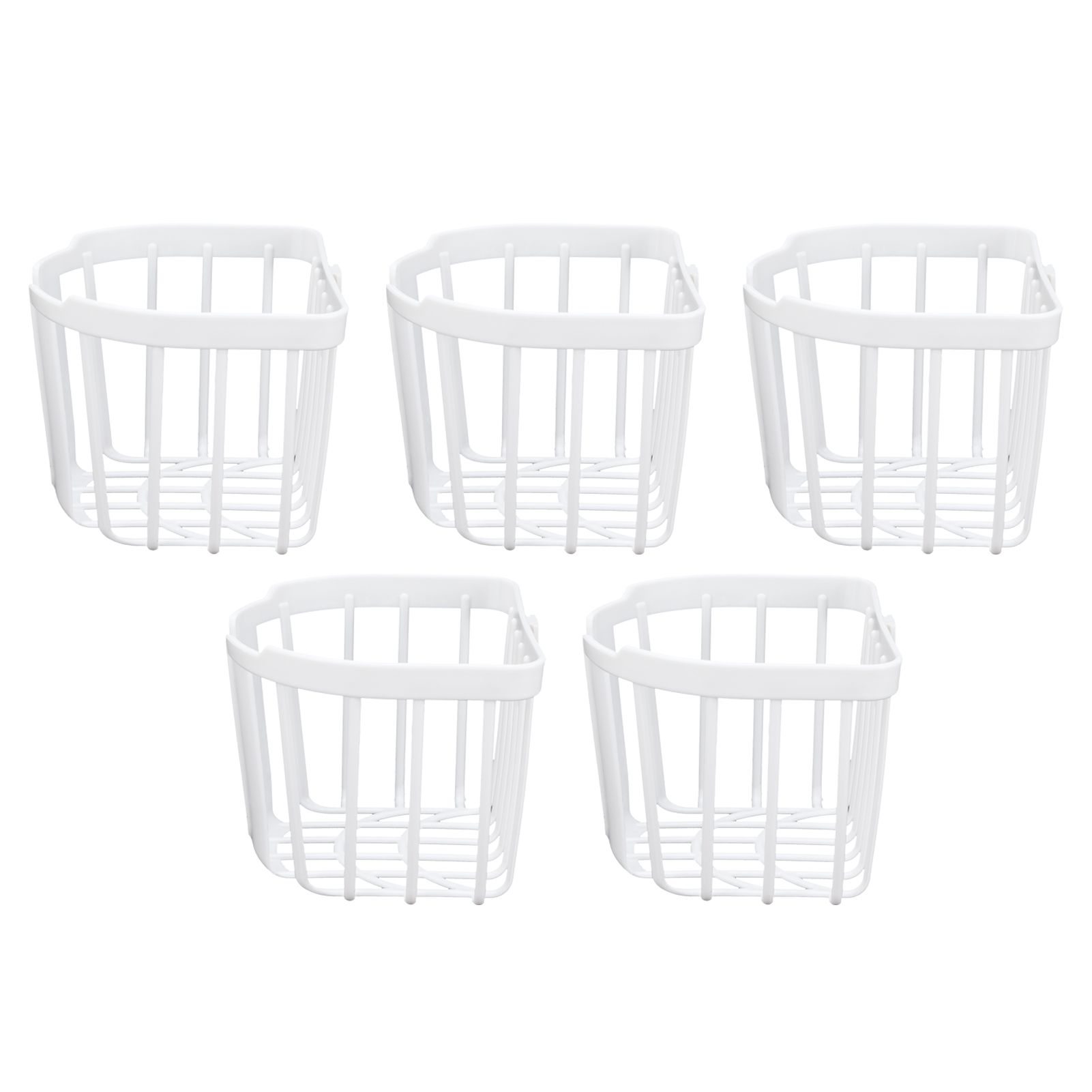 5pcs Hollow Tissue Box Holder Wall Mounted Adhesive Hanging Tissue Roll for view 2