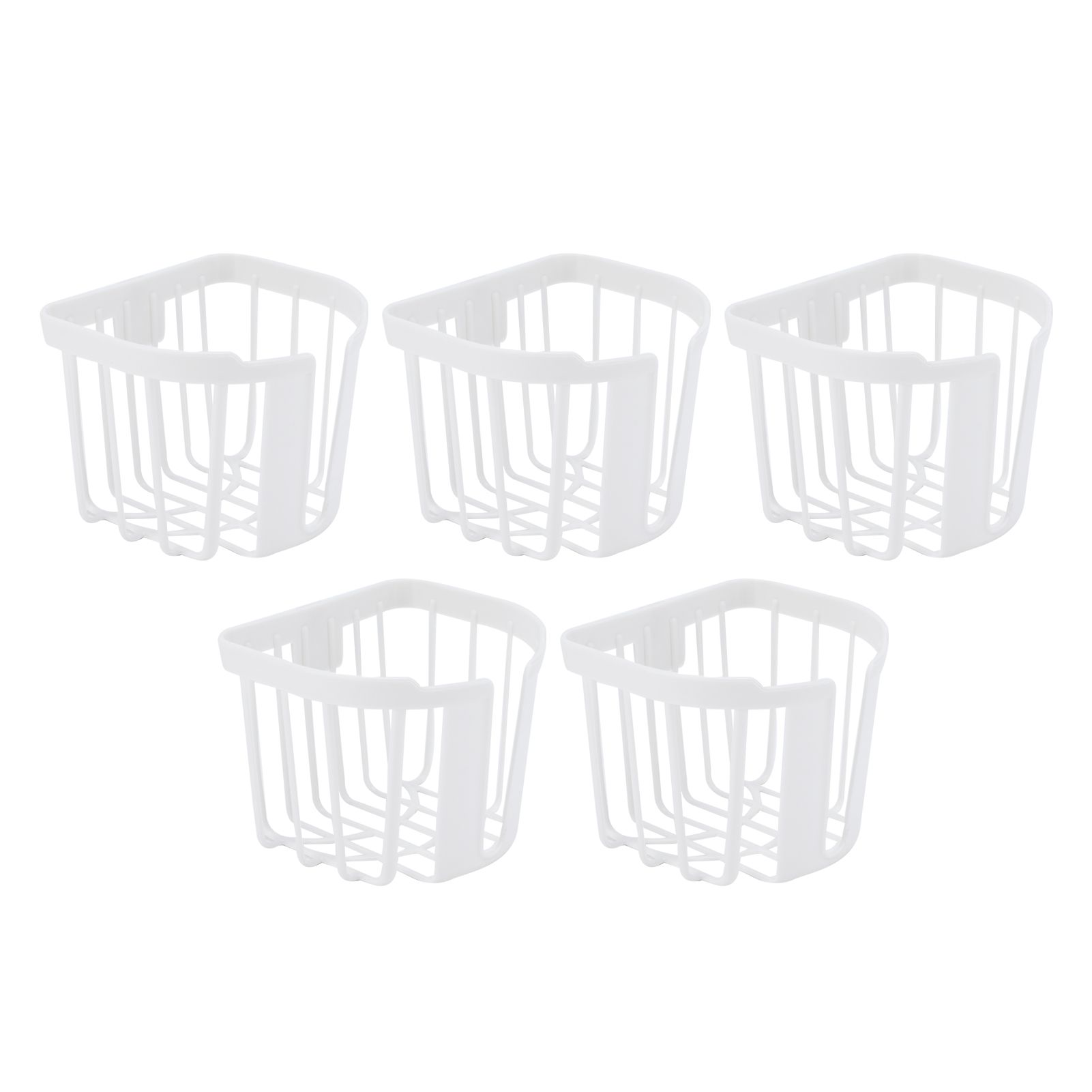5pcs Hollow Tissue Box Holder Wall Mounted Adhesive Hanging Tissue Roll for view 3