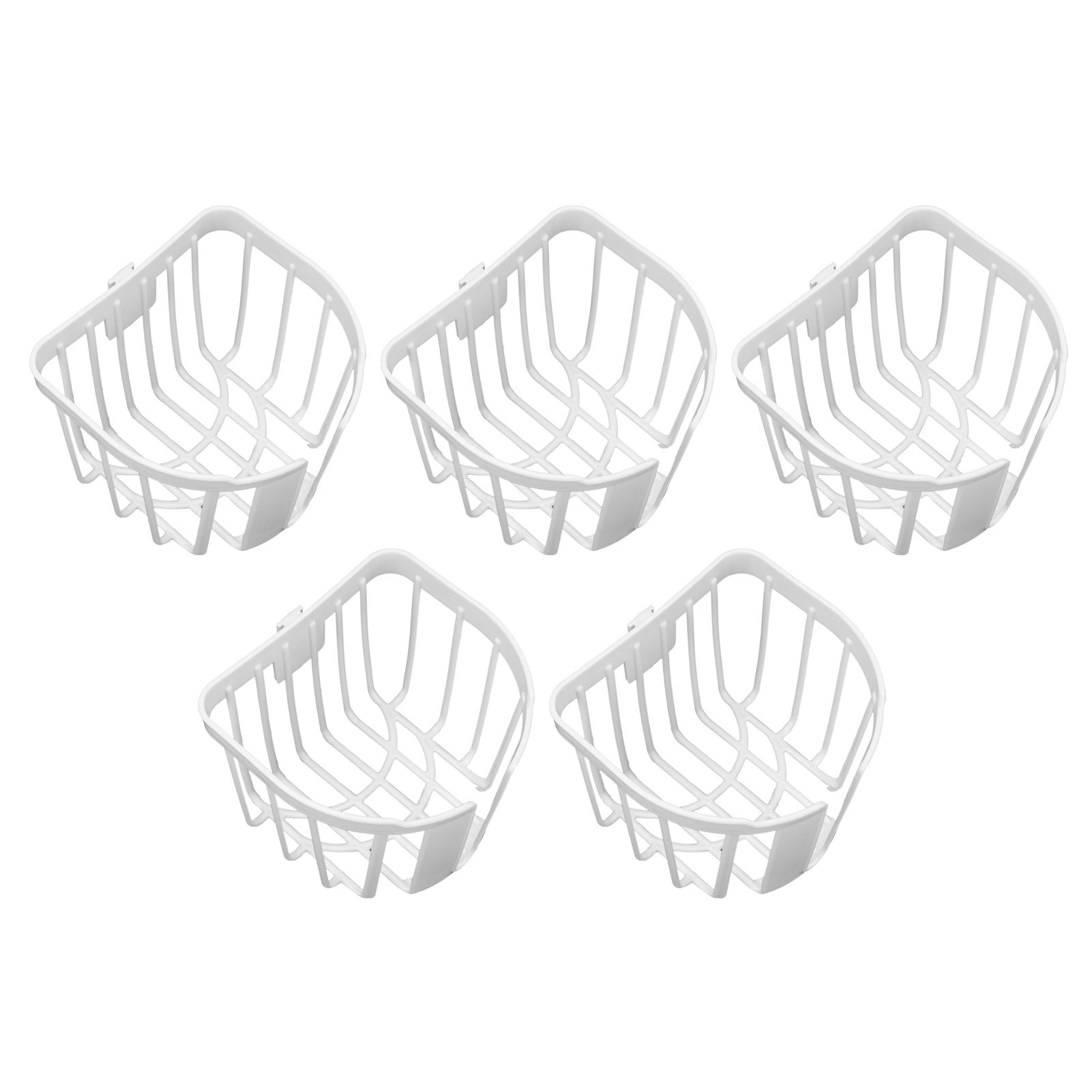 5pcs Hollow Tissue Box Holder Wall Mounted Adhesive Hanging Tissue Roll for view 10