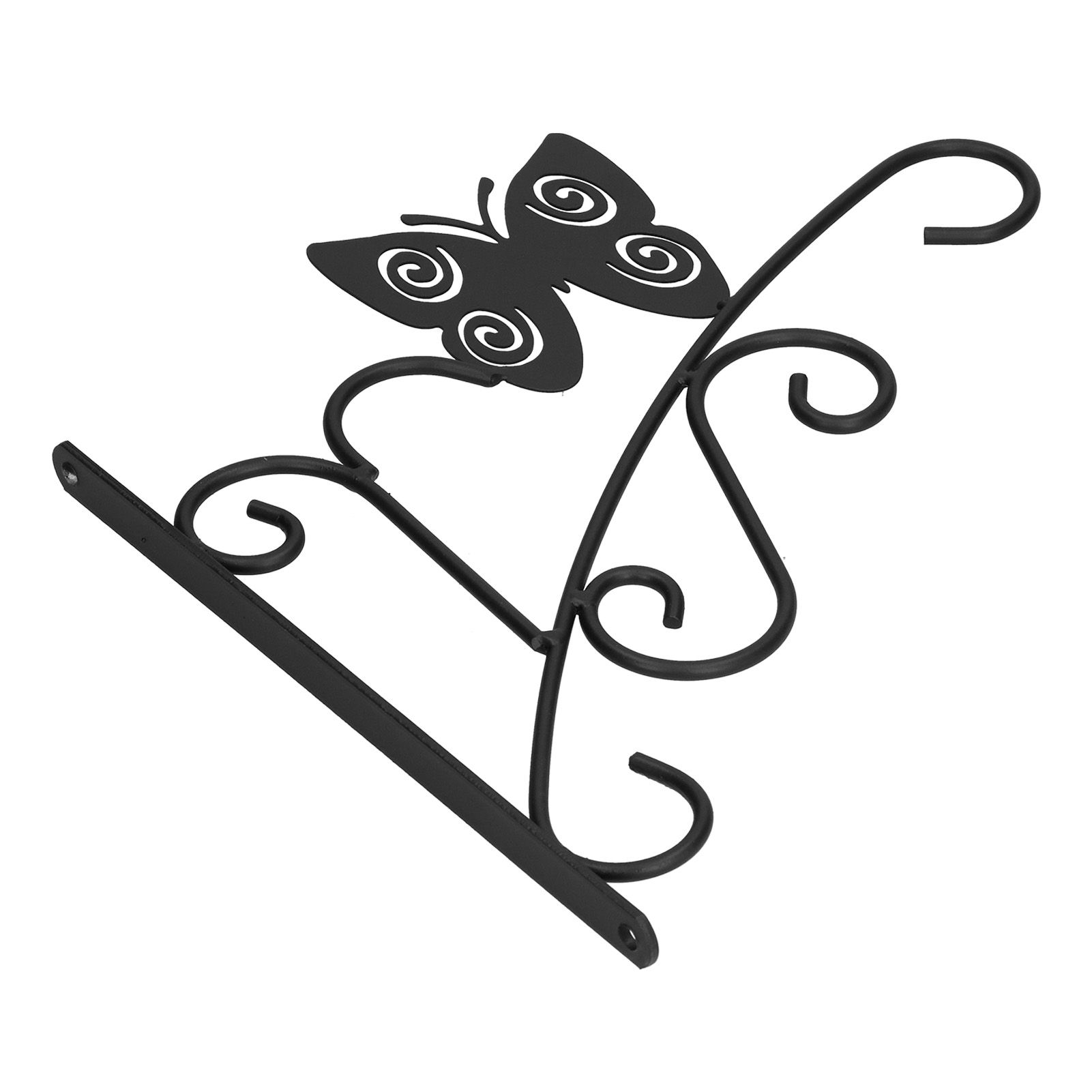 Hanging Plant Bracket Stable and Sturdy Iron Decorative Plant Hanger for view 2