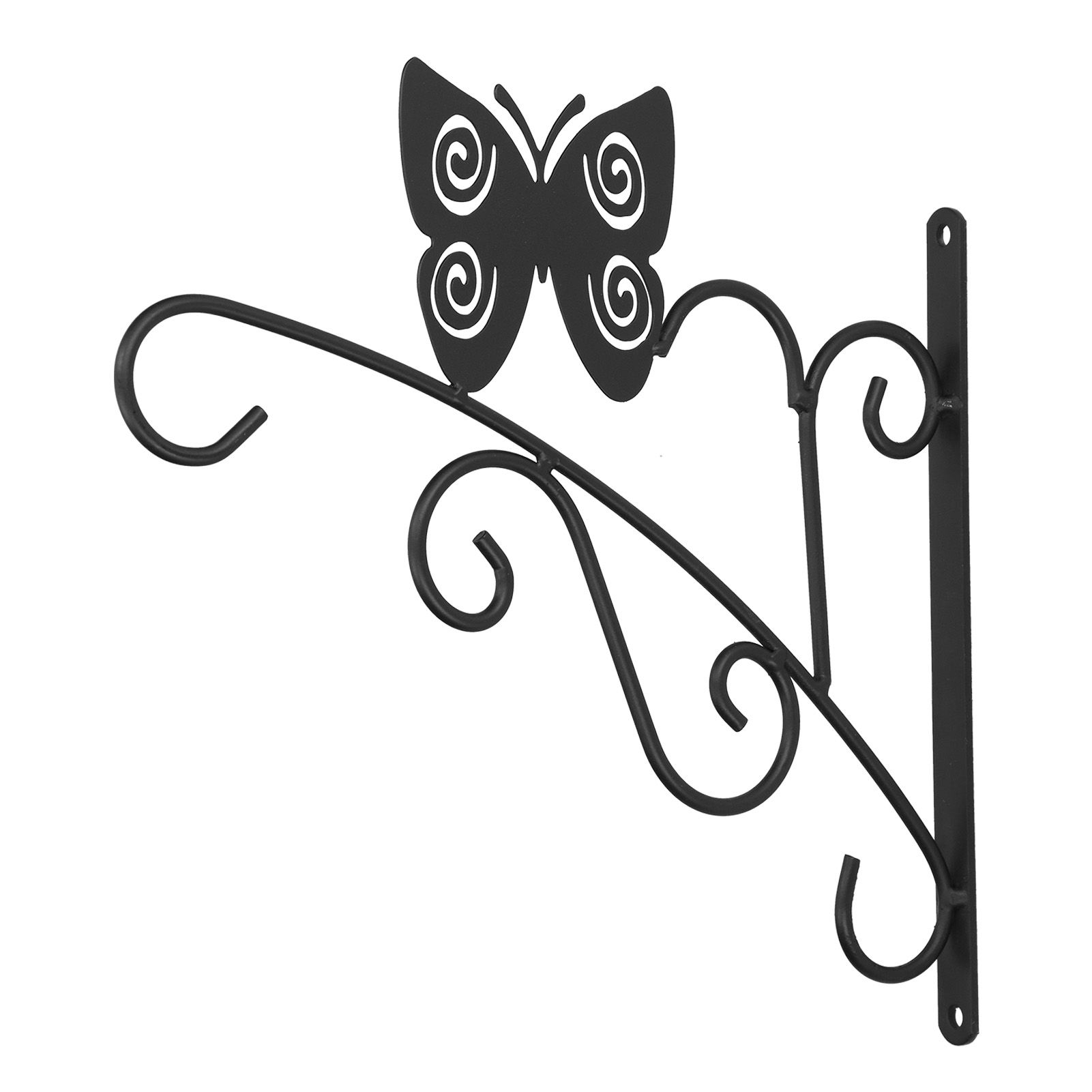 Hanging Plant Bracket Stable and Sturdy Iron Decorative Plant Hanger for view 14
