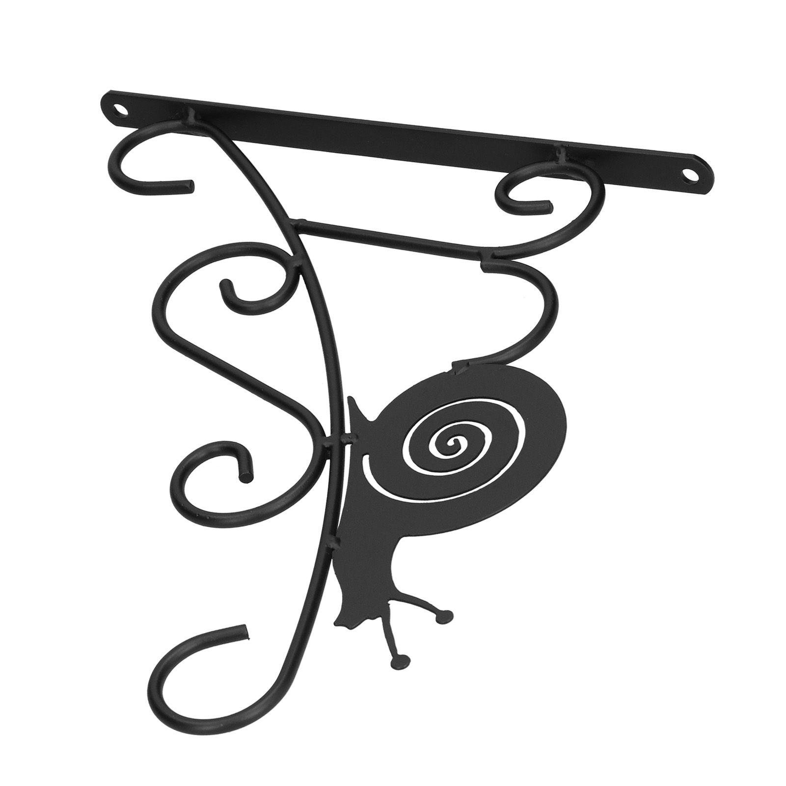 Hanging Plant Bracket Stable and Sturdy Iron Decorative Plant Hanger for view 15