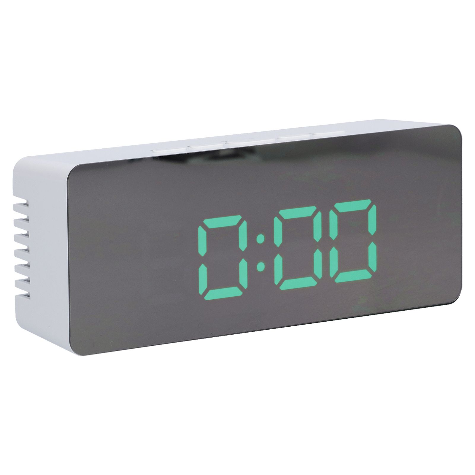 LED Mirror Alarm Clock Digital Clock with Snooze Mode for Bedroom Living Room view 4