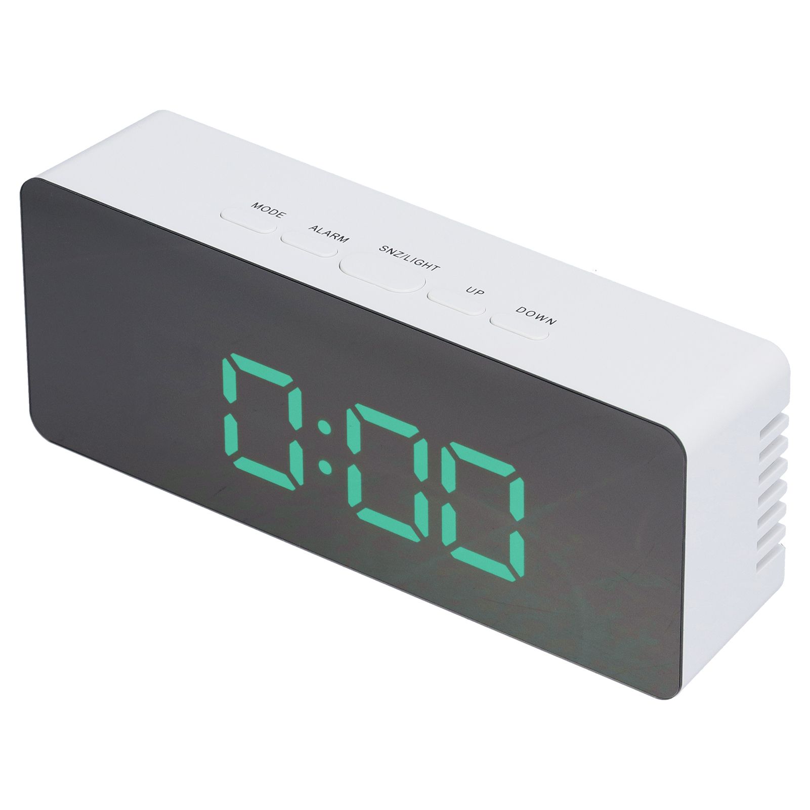 LED Mirror Alarm Clock Digital Clock with Snooze Mode for Bedroom Living Room view 5