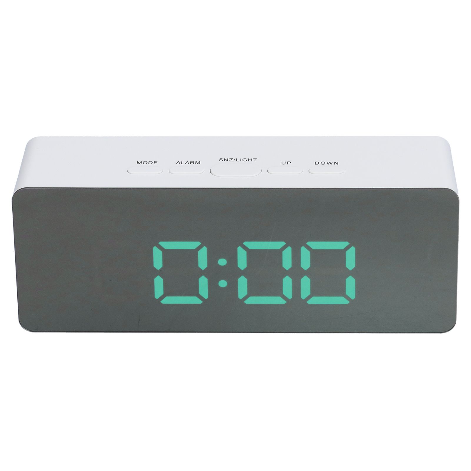 LED Mirror Alarm Clock Digital Clock with Snooze Mode for Bedroom Living Room view 6