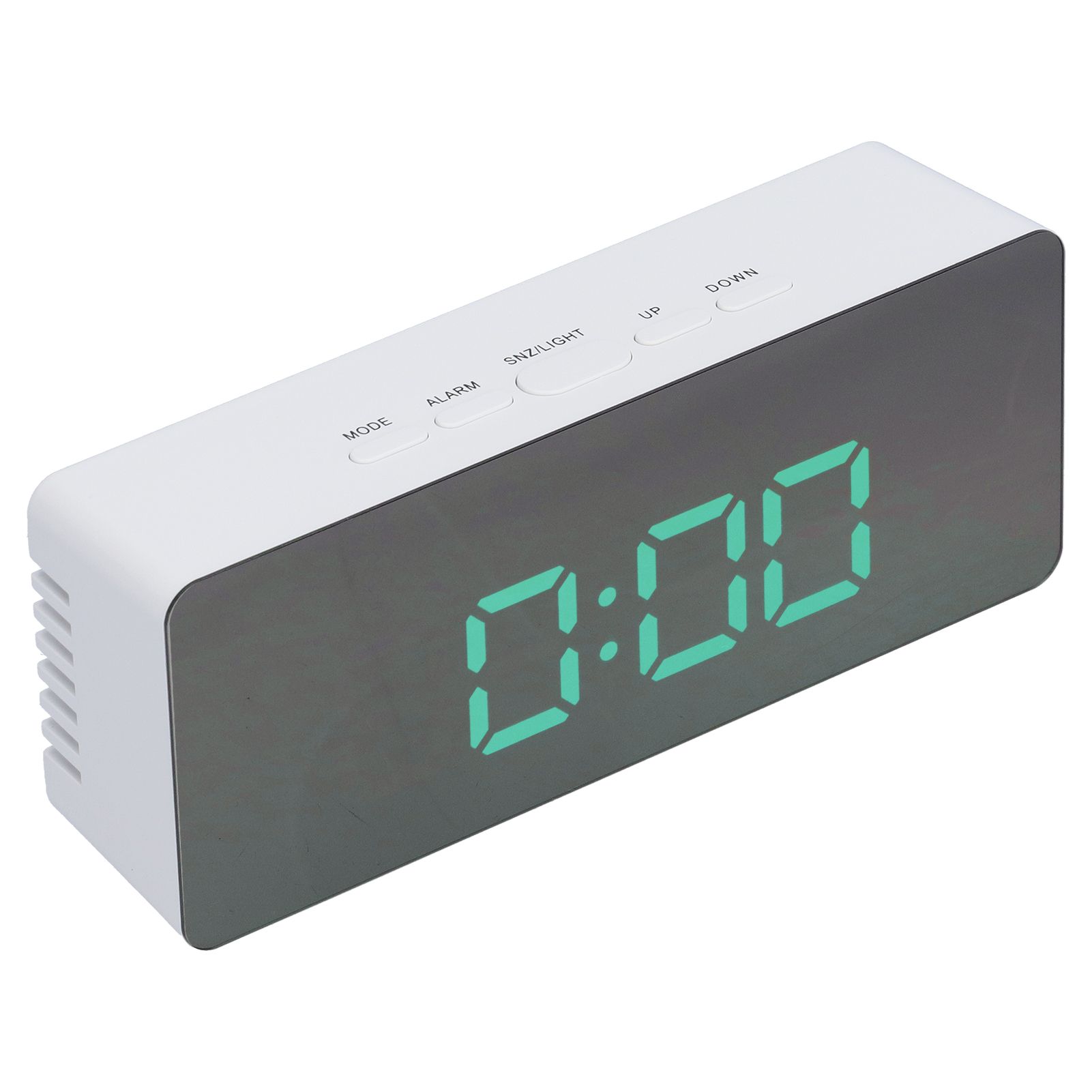 LED Mirror Alarm Clock Digital Clock with Snooze Mode for Bedroom Living Room view 8