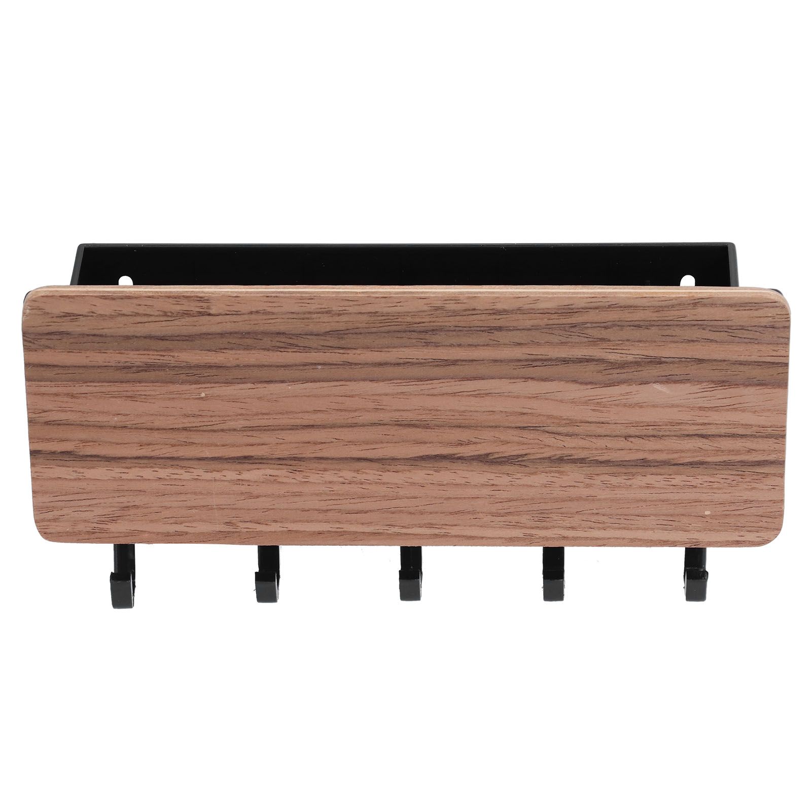 Wall Mounted Key Holder Bamboo Modern Anti Slip Key Hanger for Home Office view 6