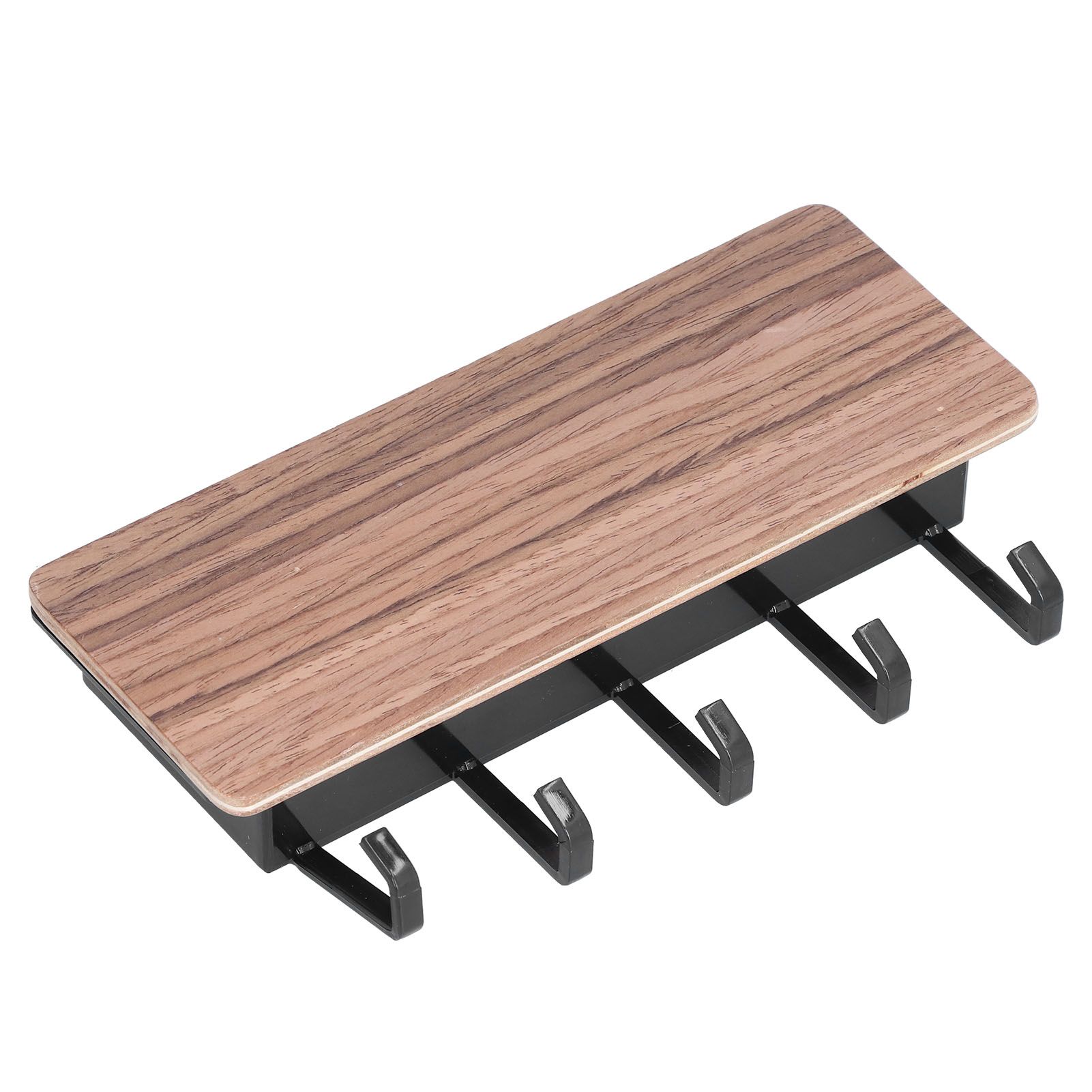 Wall Mounted Key Holder Bamboo Modern Anti Slip Key Hanger for Home Office view 9