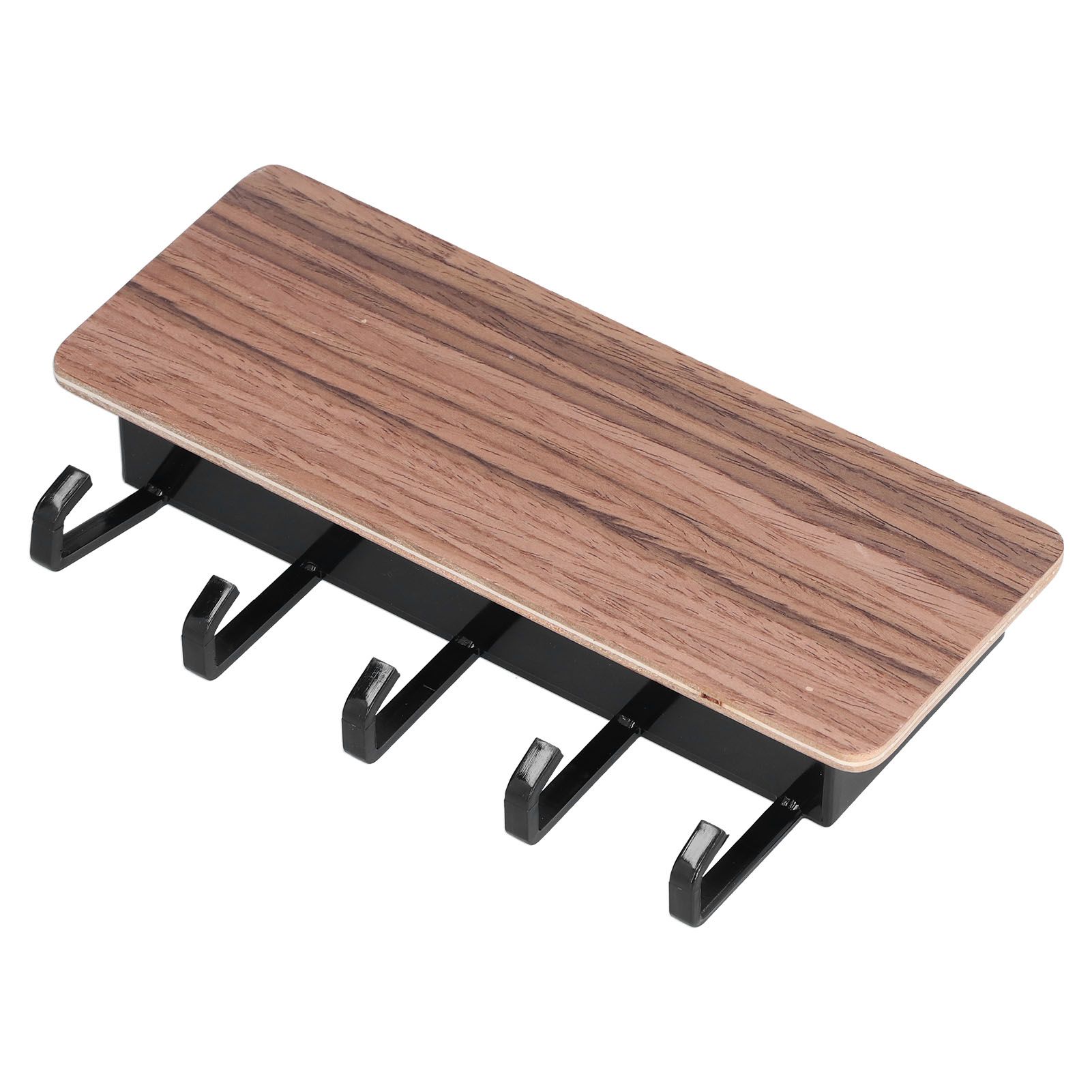 Wall Mounted Key Holder Bamboo Modern Anti Slip Key Hanger for Home Office view 10