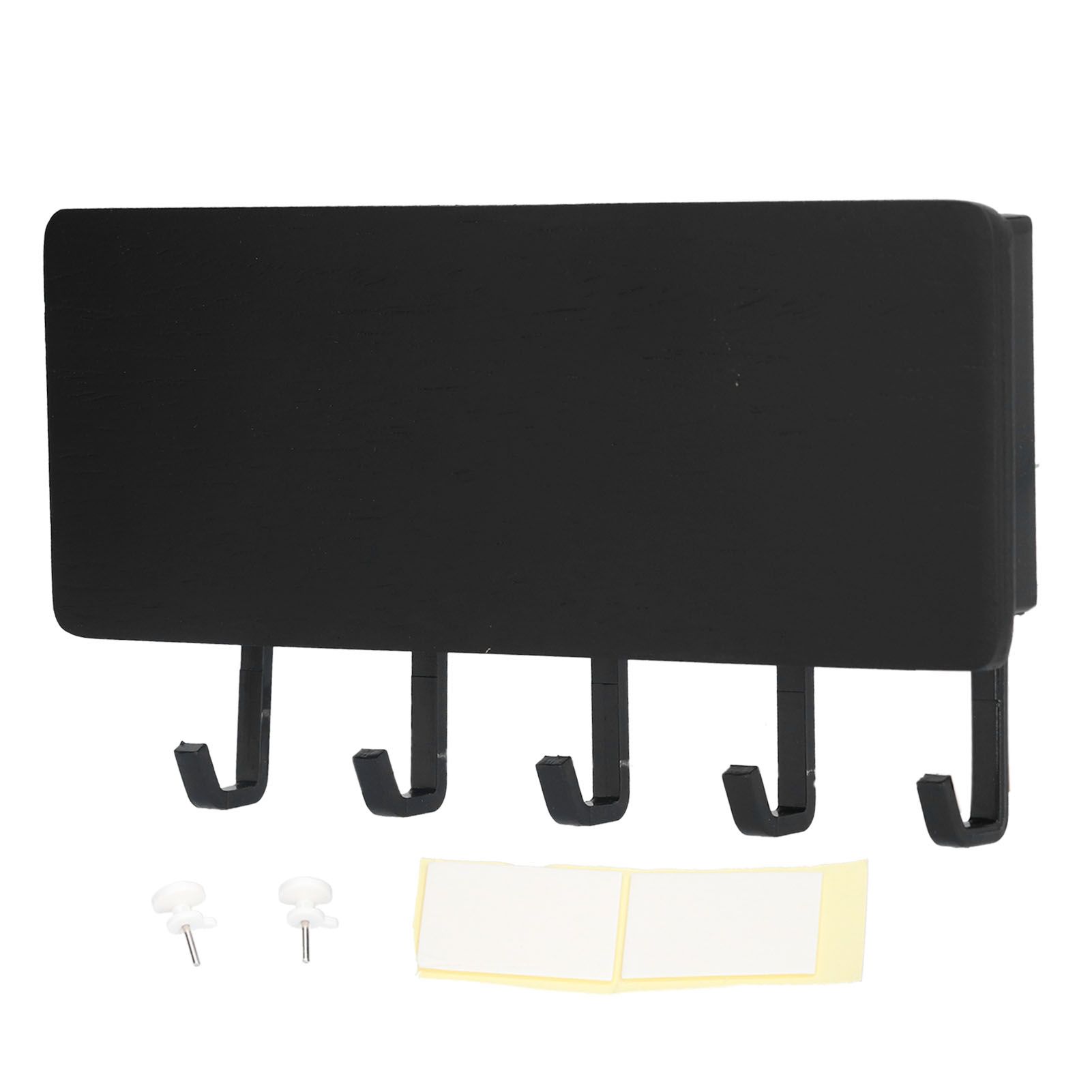 Wall Mounted Key Holder Bamboo Modern Anti Slip Key Hanger for Home Office
