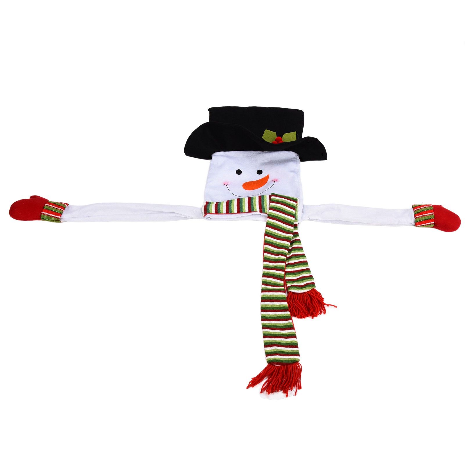 Snowman Christmas Tree Decor Snow Man Topper Ornament for Home Christmas view 2