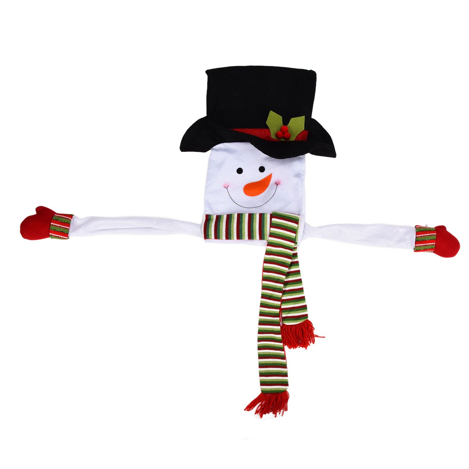 Snowman Christmas Tree Decor Snow Man Topper Ornament for Home Christmas view 3