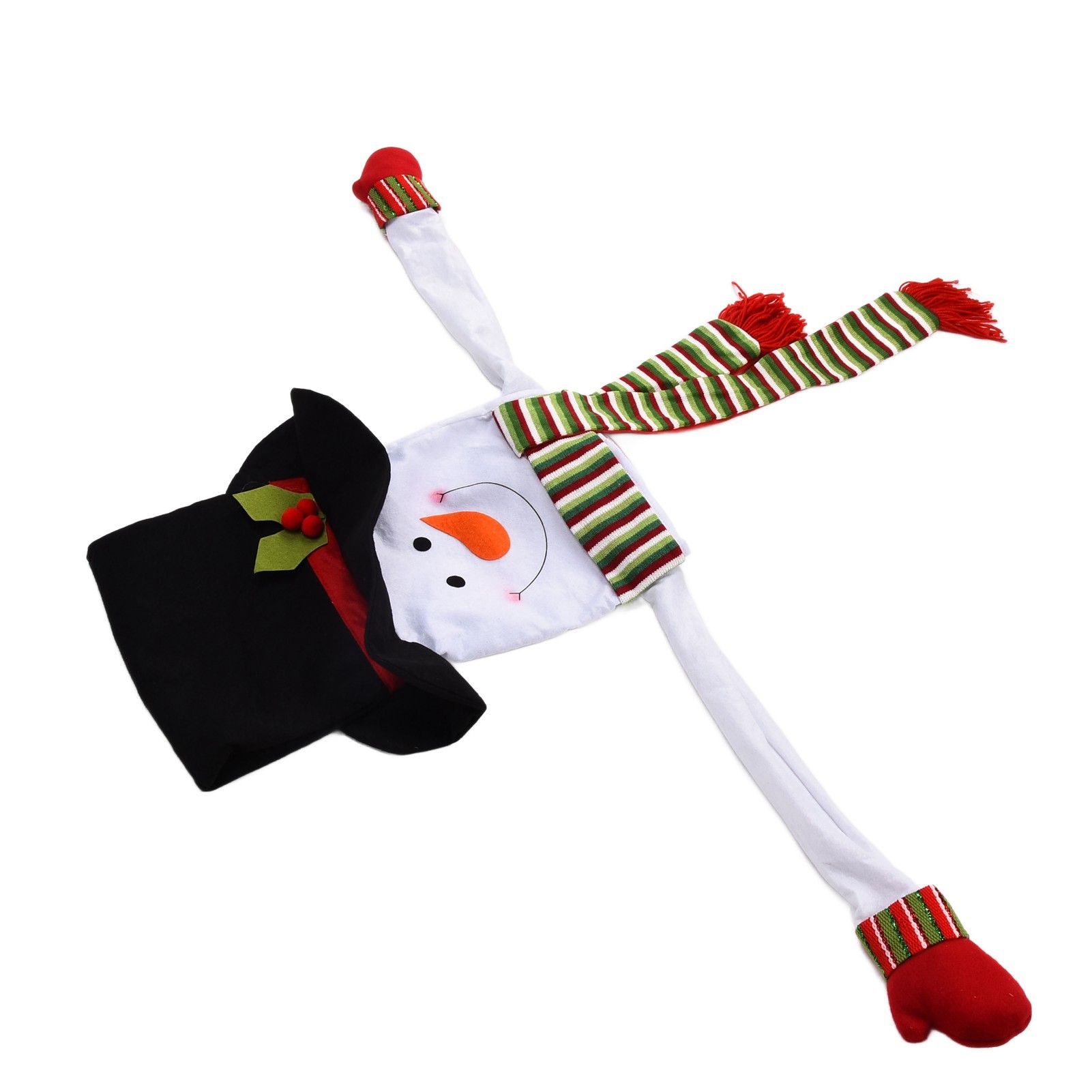 Snowman Christmas Tree Decor Snow Man Topper Ornament for Home Christmas view 4