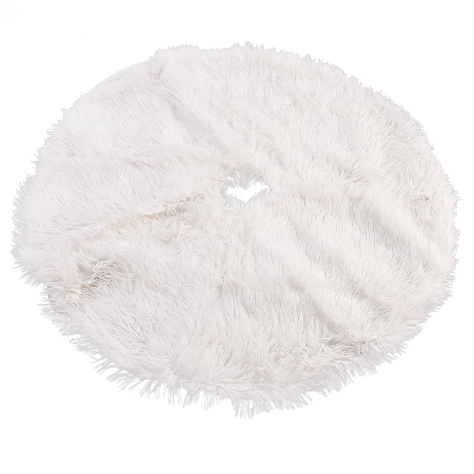 Christmas Tree Skirt Floor Mat Base Cover Round Carpet for Xmas New Year Party view 5