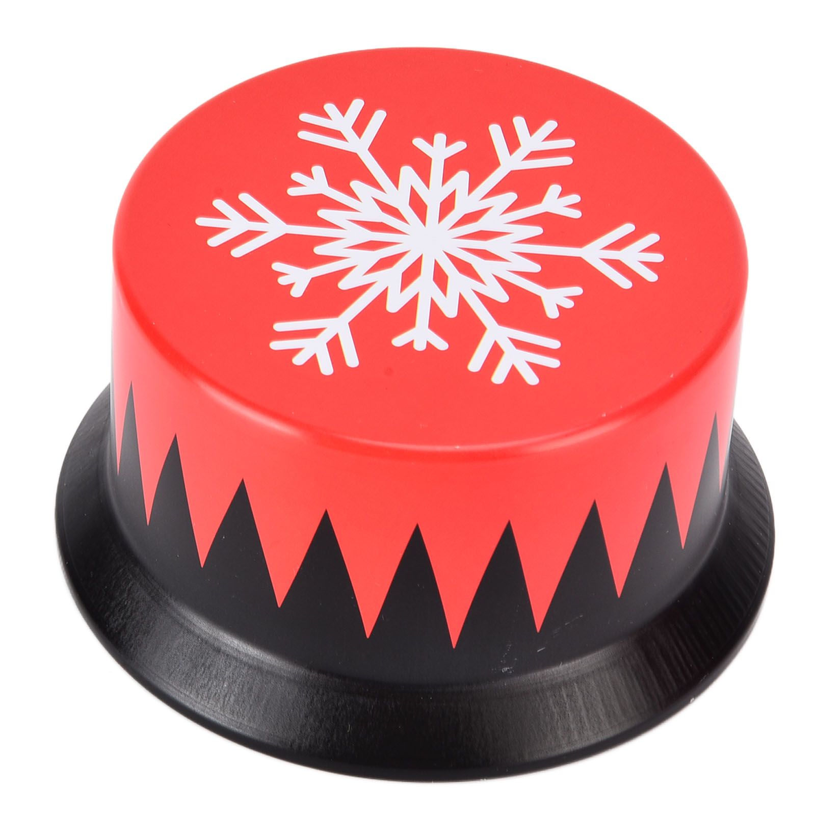 Christmas Candy Iron Box Roly Poly Design Santa Claus Snowman Candy Cans view 13