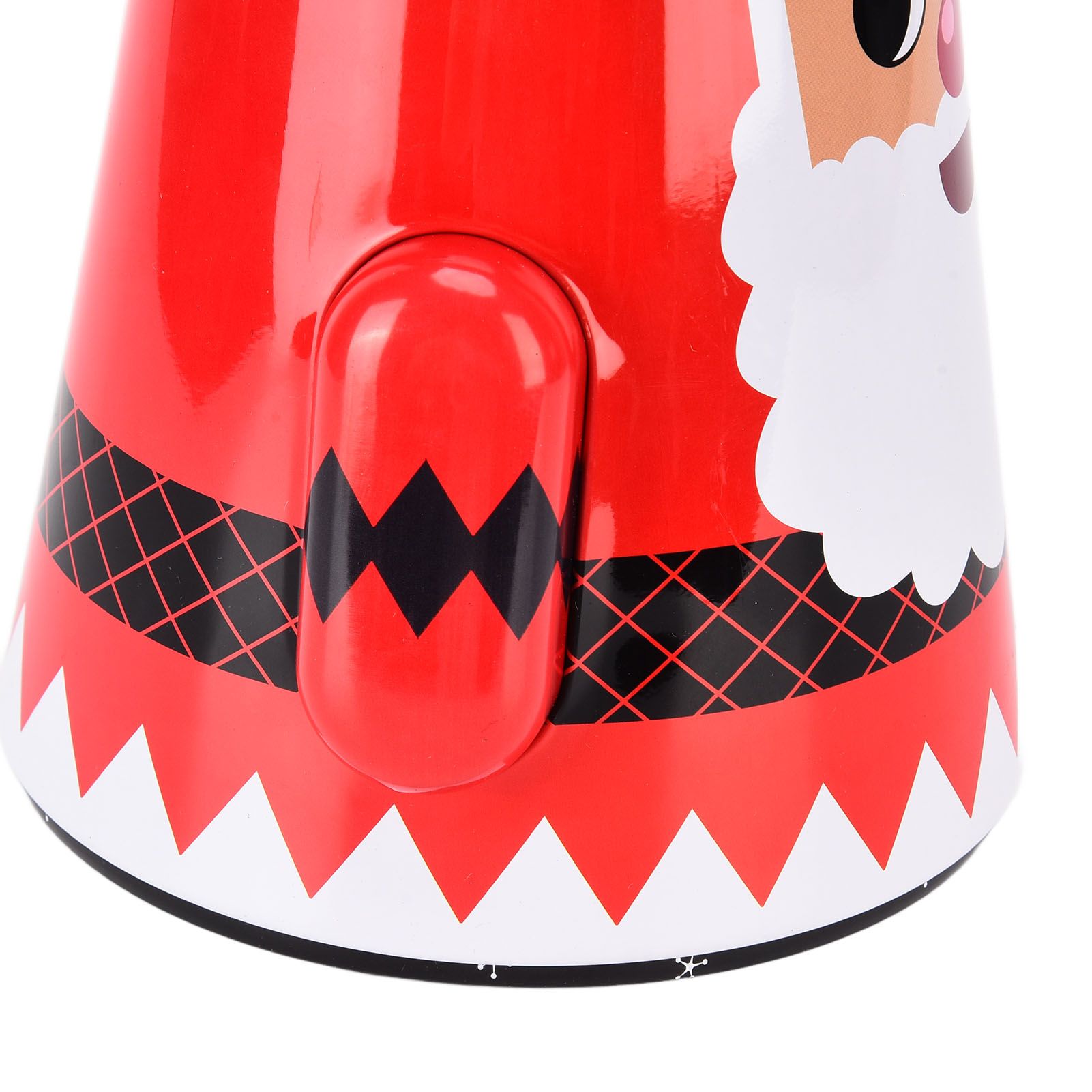 Christmas Candy Iron Box Roly Poly Design Santa Claus Snowman Candy Cans view 15