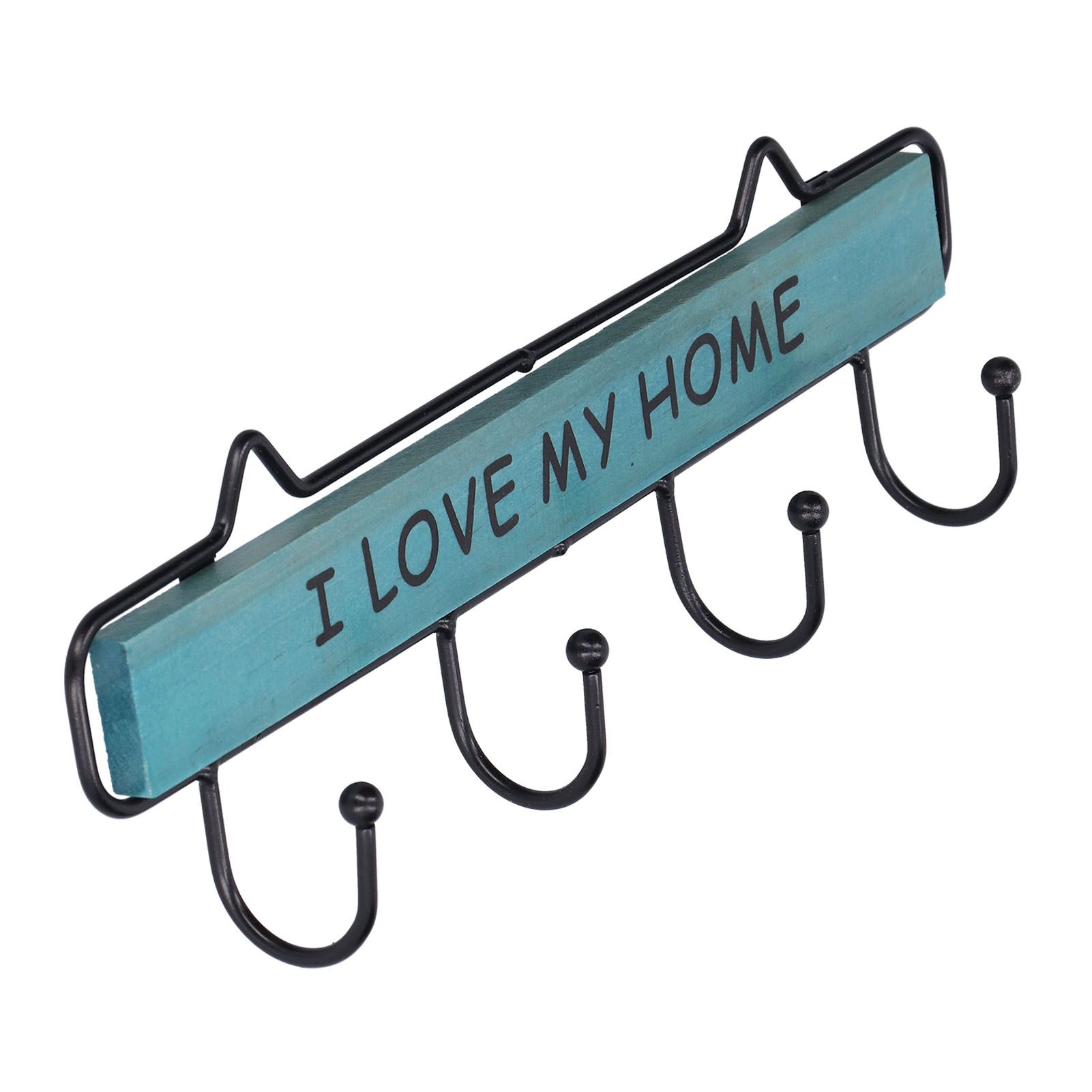 Wood Wall Hanger Wall Mounted Clothes Holder Coat Rack Key Hook for Cloakroom view 7